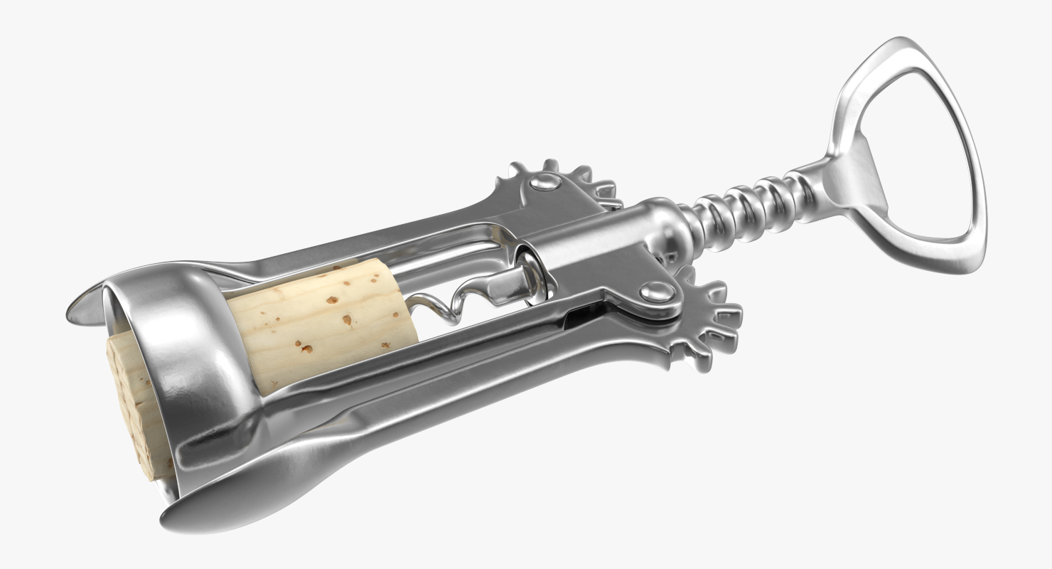 Wing Corkscrew with Cork 3D model