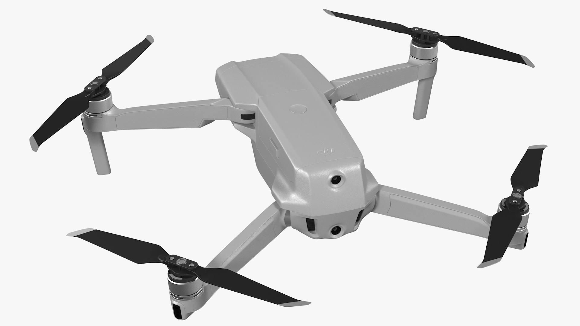 DJI Mavic Air2 Drone Quadcopter UAV with Camera Rigged 3D model