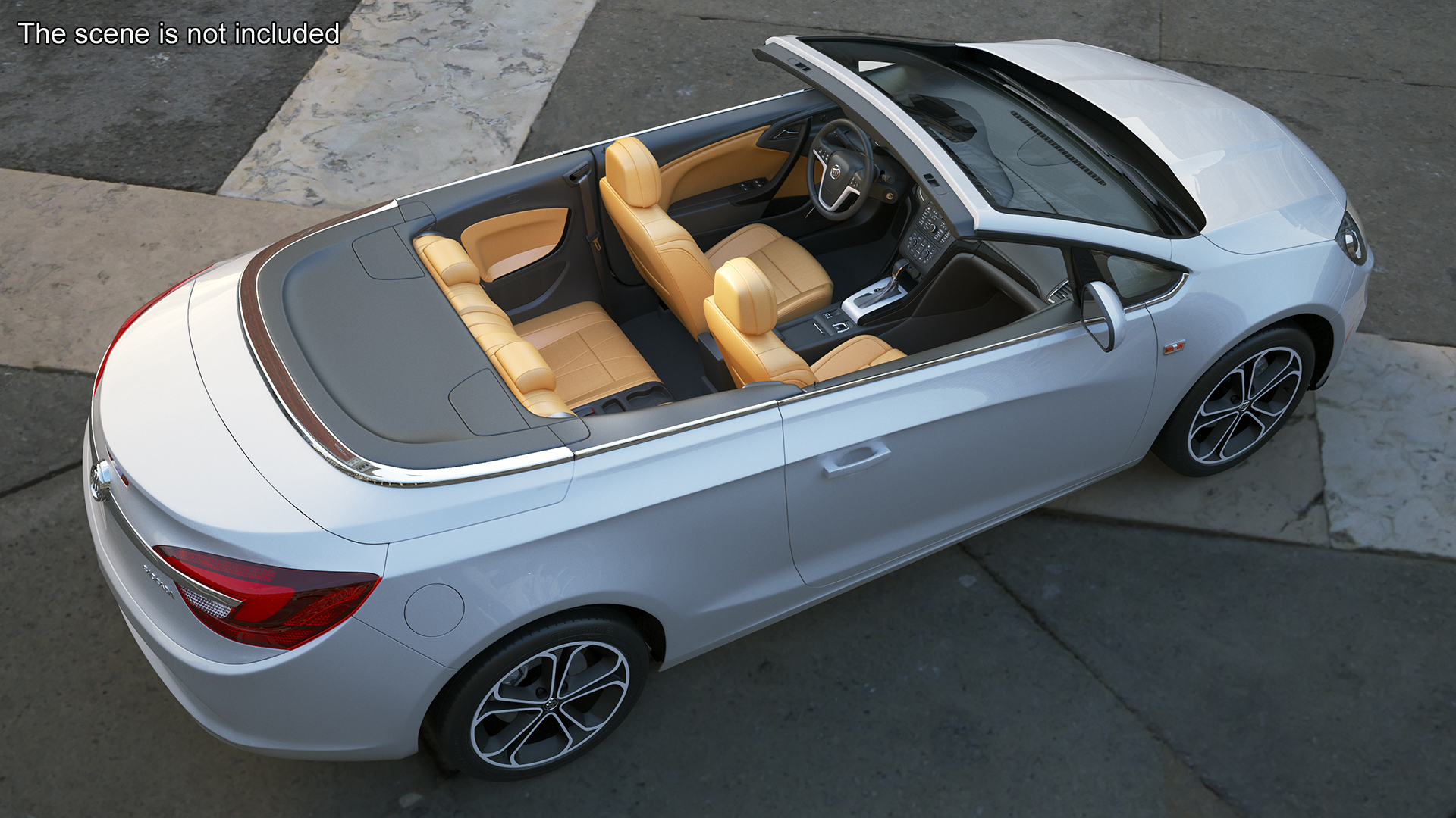 Buick Cascada Cabriolet Convertible Rigged 3D