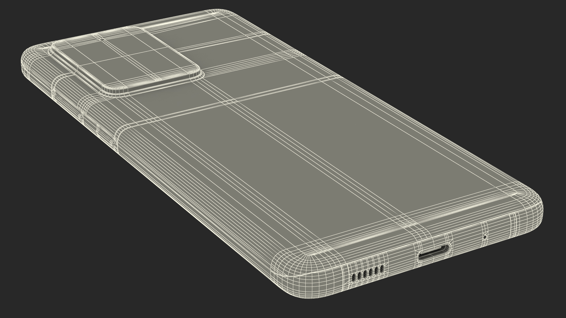 3D model Samsung Galaxy S20 Ultra Black