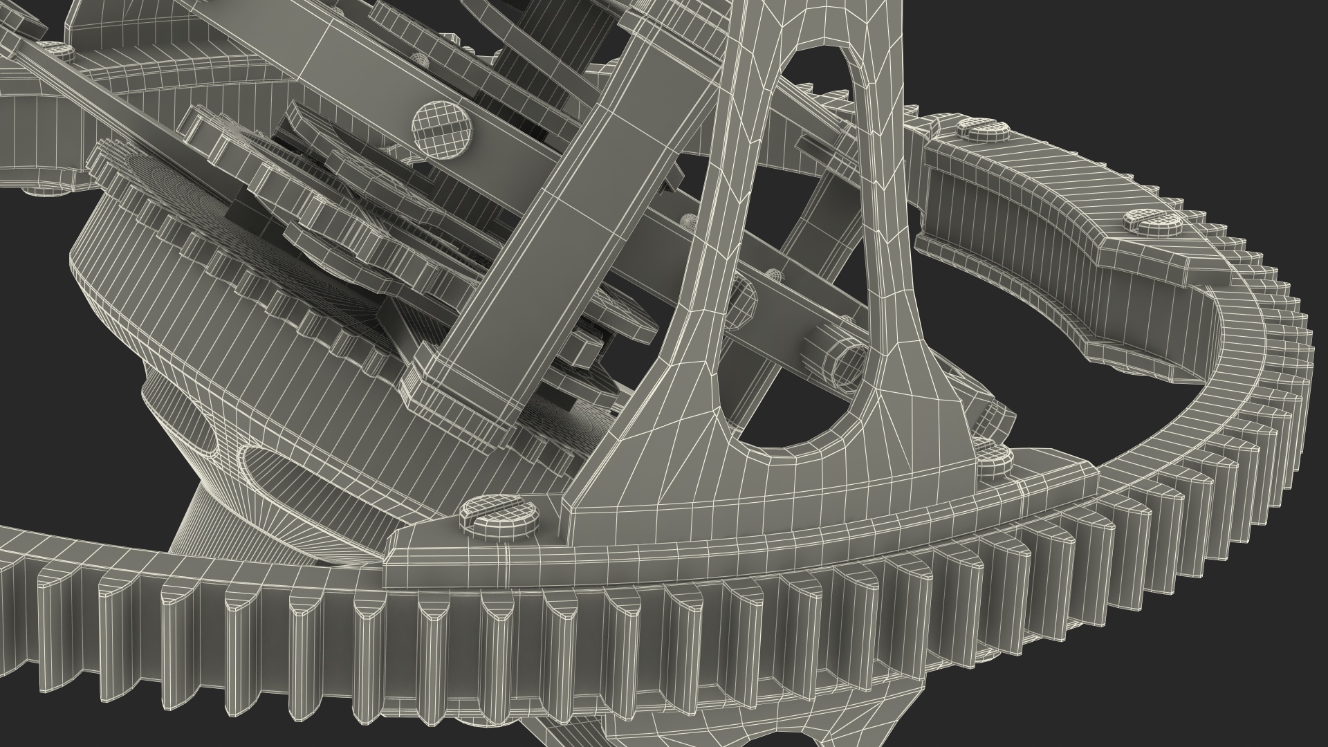 3D model Tourbillon Mechanism