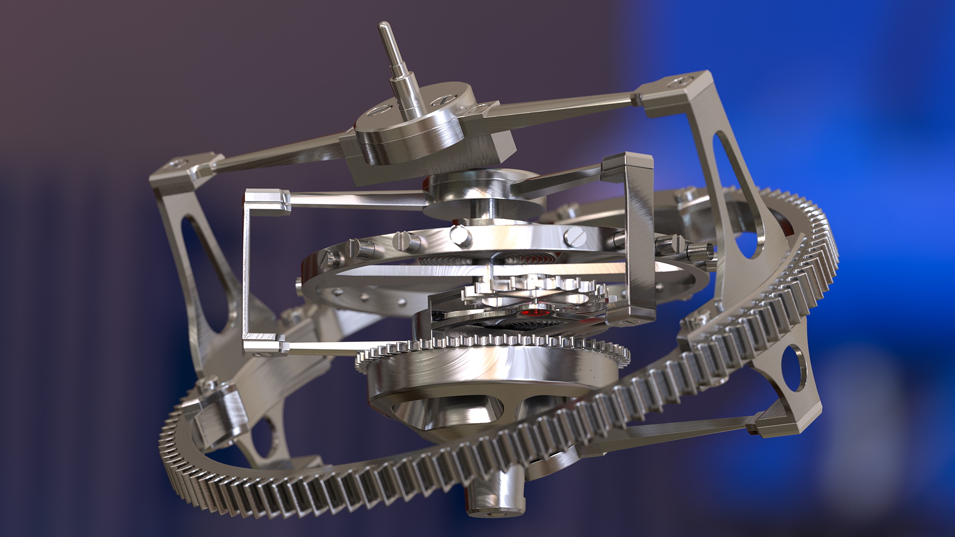 3D model Tourbillon Mechanism