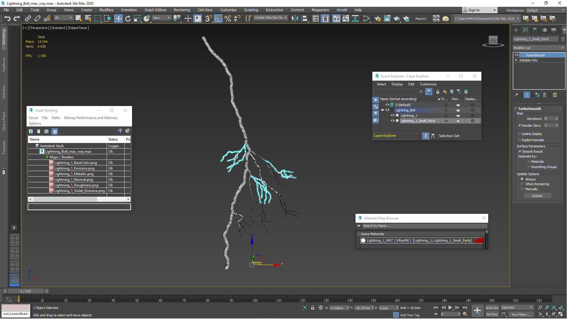 Lightning Bolt 3D model