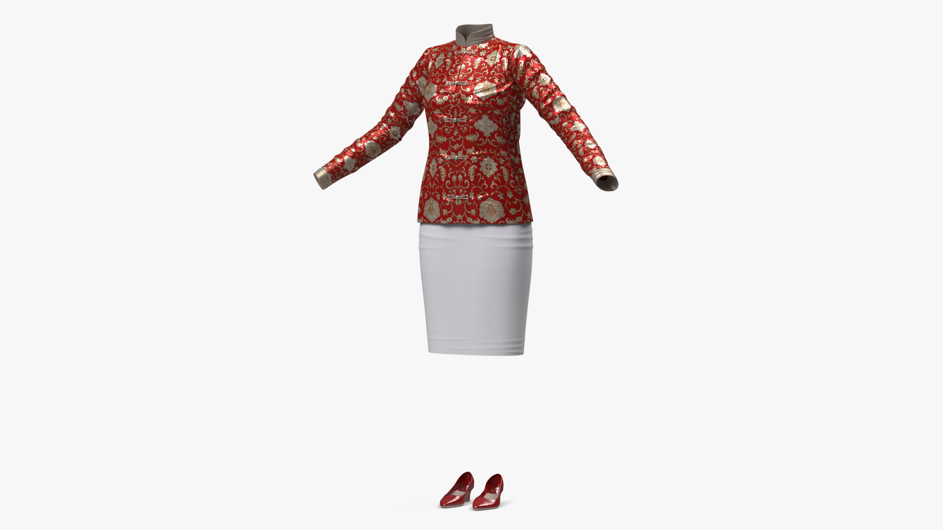 Traditional Chinese Clothes for Women 3D