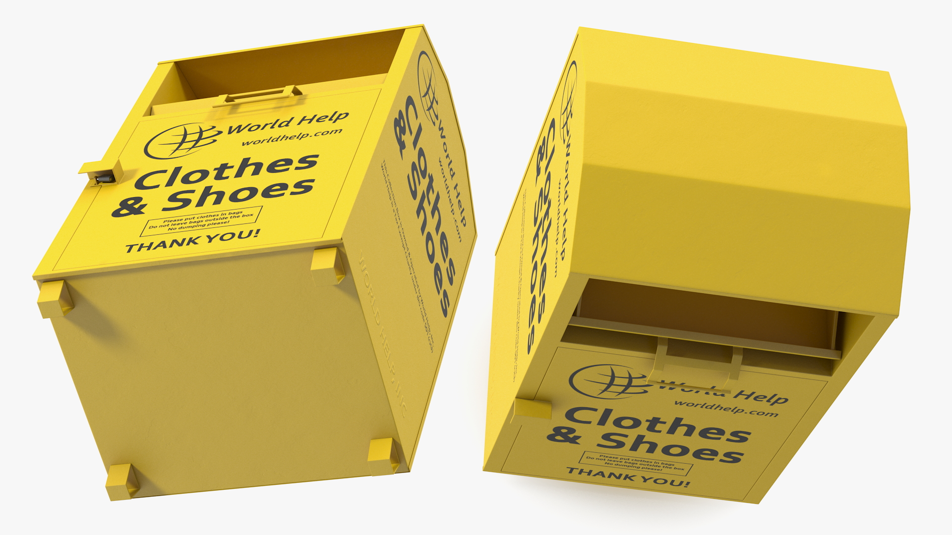 3D Clothes and Shoes Drop Box