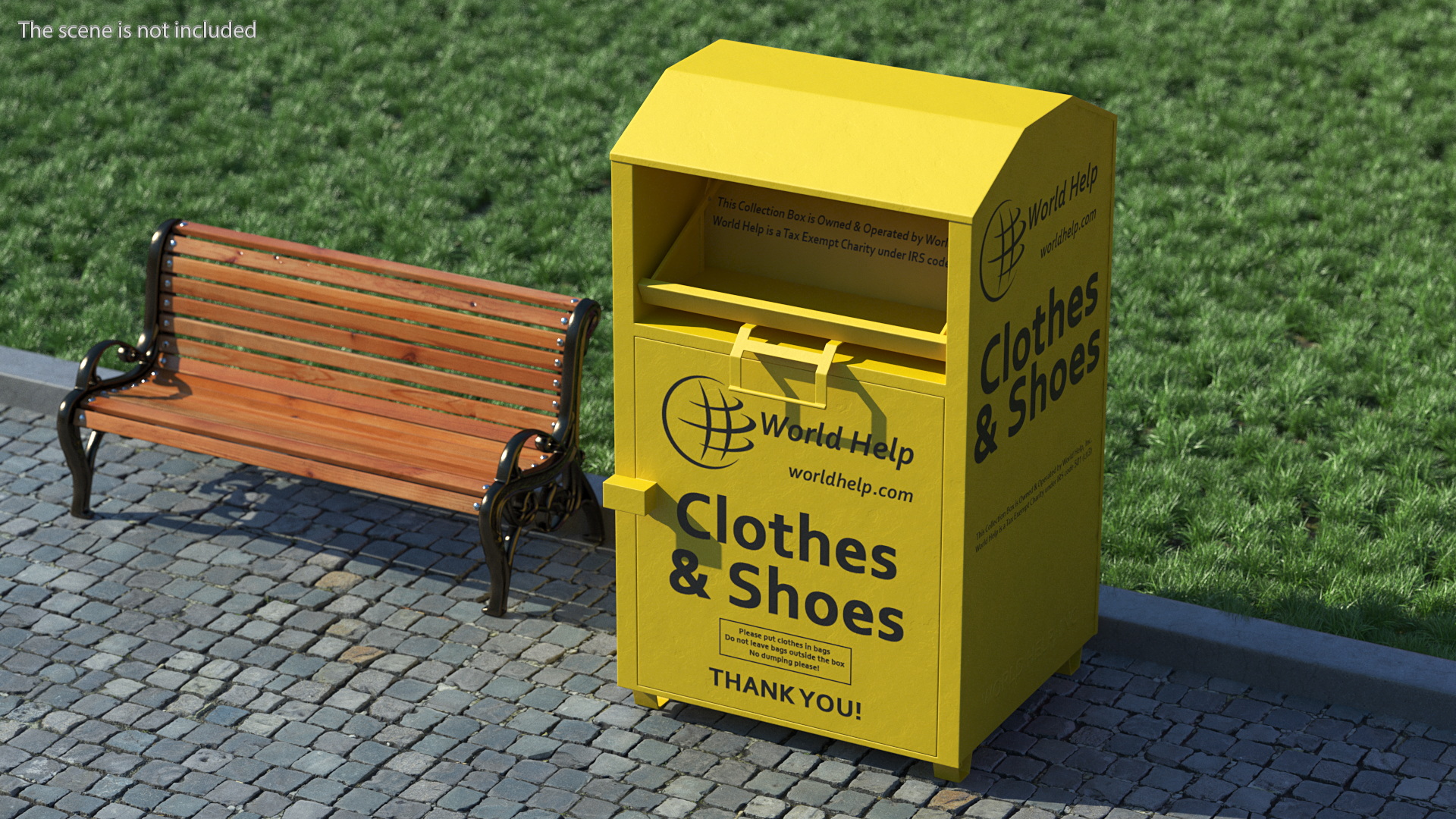 3D Clothes and Shoes Drop Box