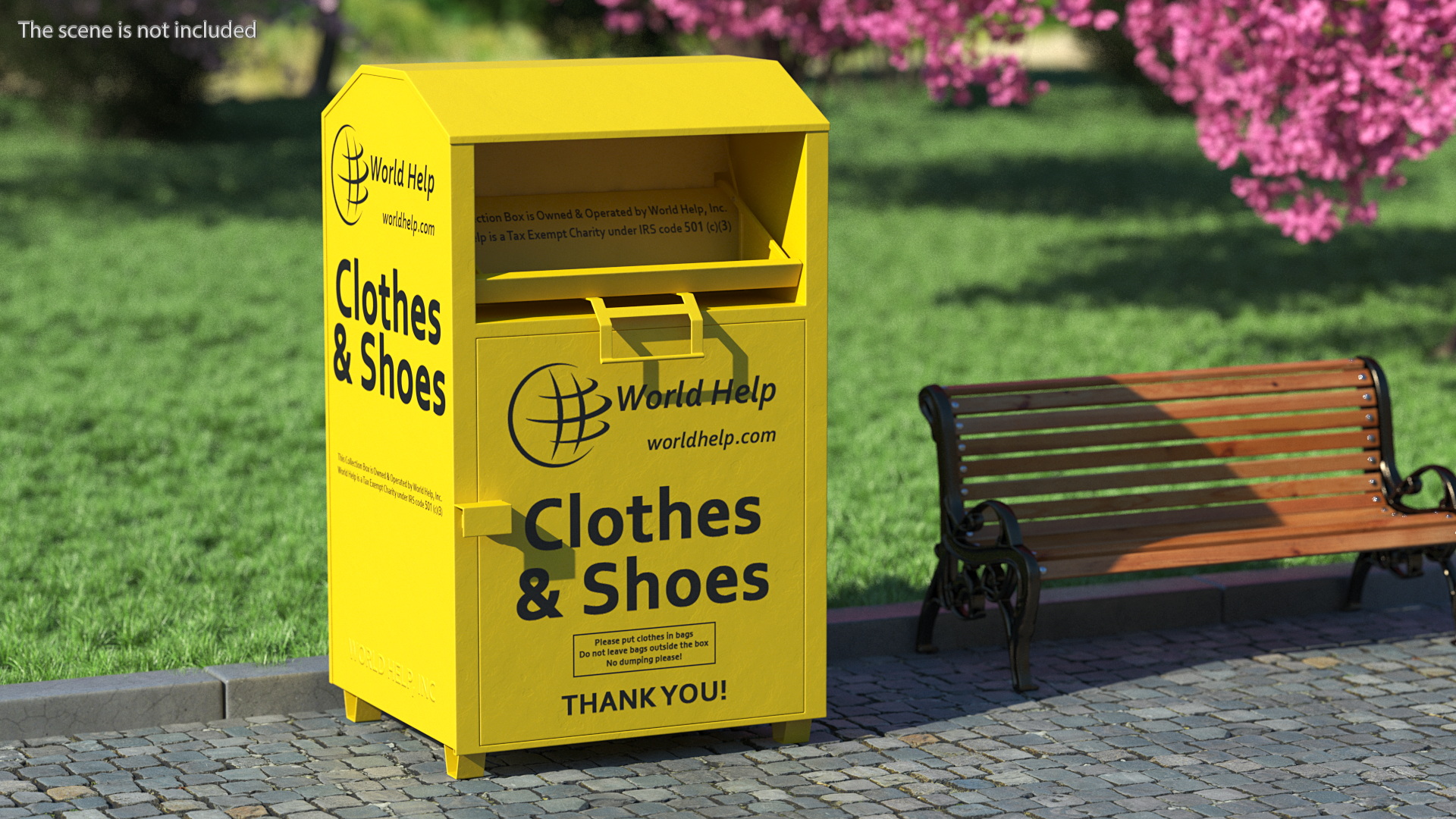 3D Clothes and Shoes Drop Box