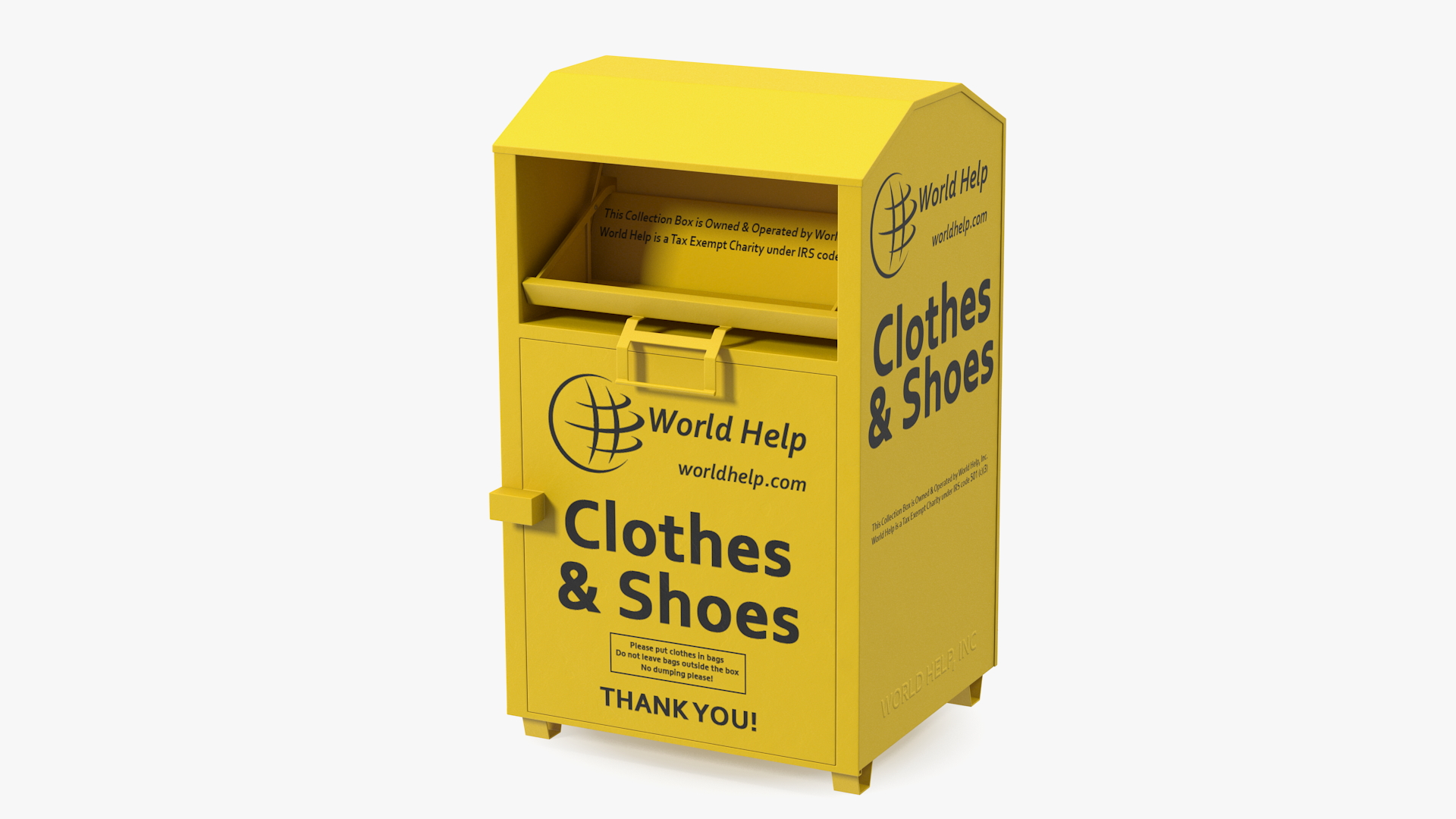 3D Clothes and Shoes Drop Box