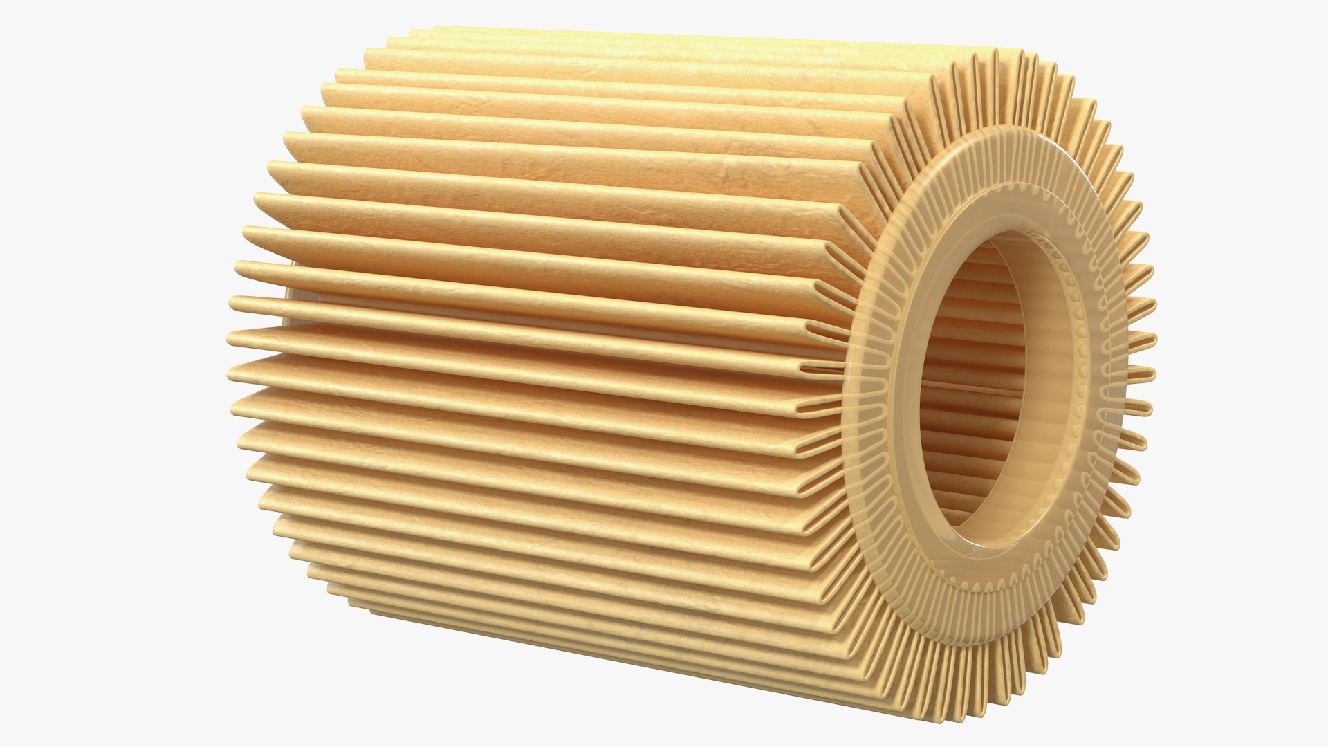 3D Oil Filter Element model