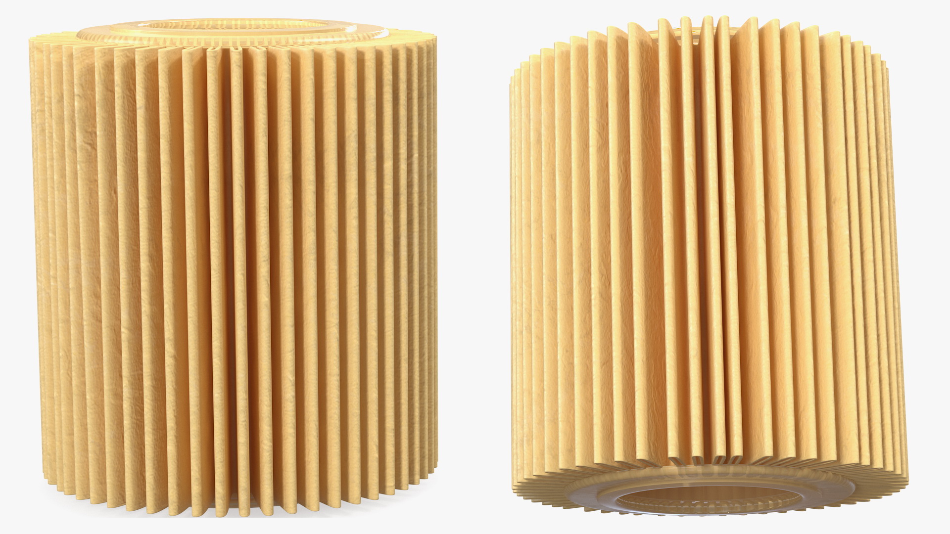 3D Oil Filter Element model