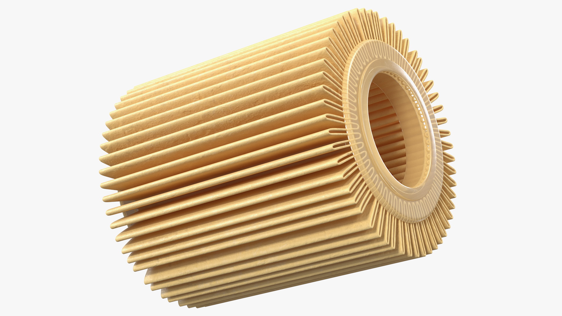 3D Oil Filter Element model