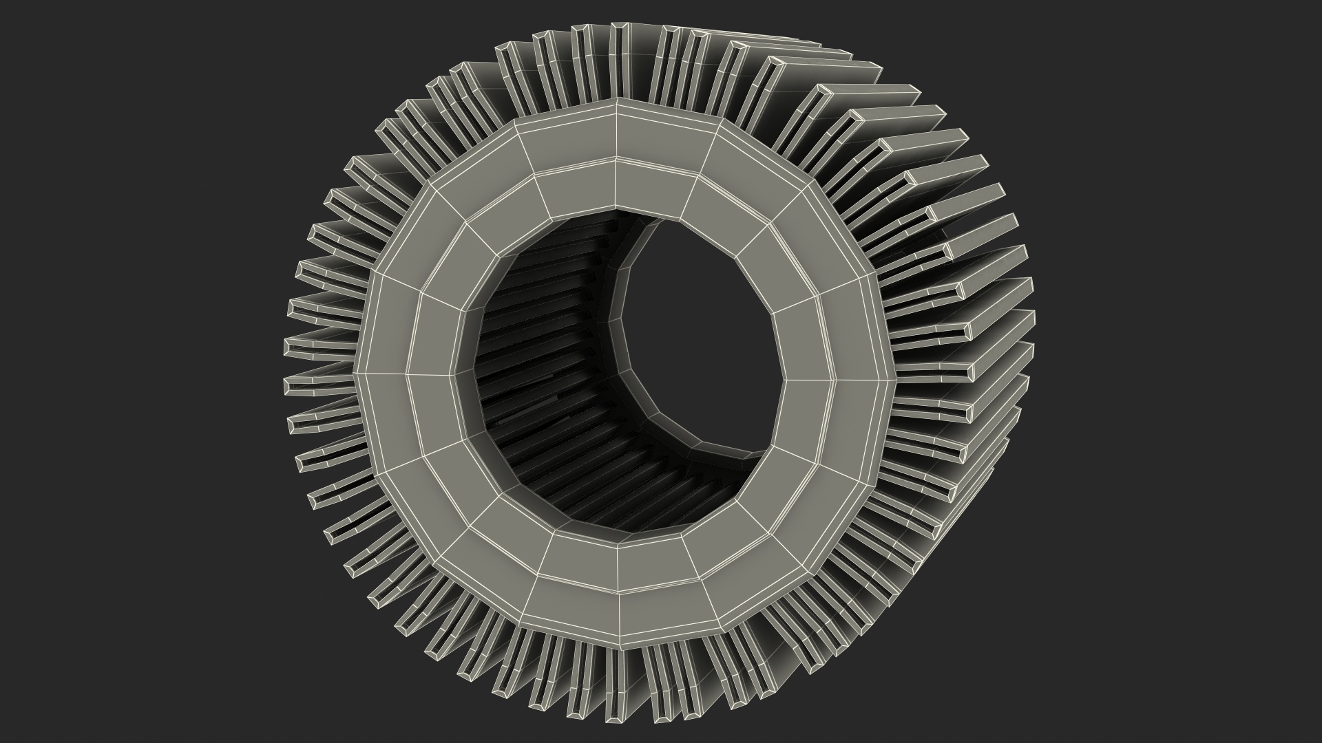 3D Oil Filter Element model