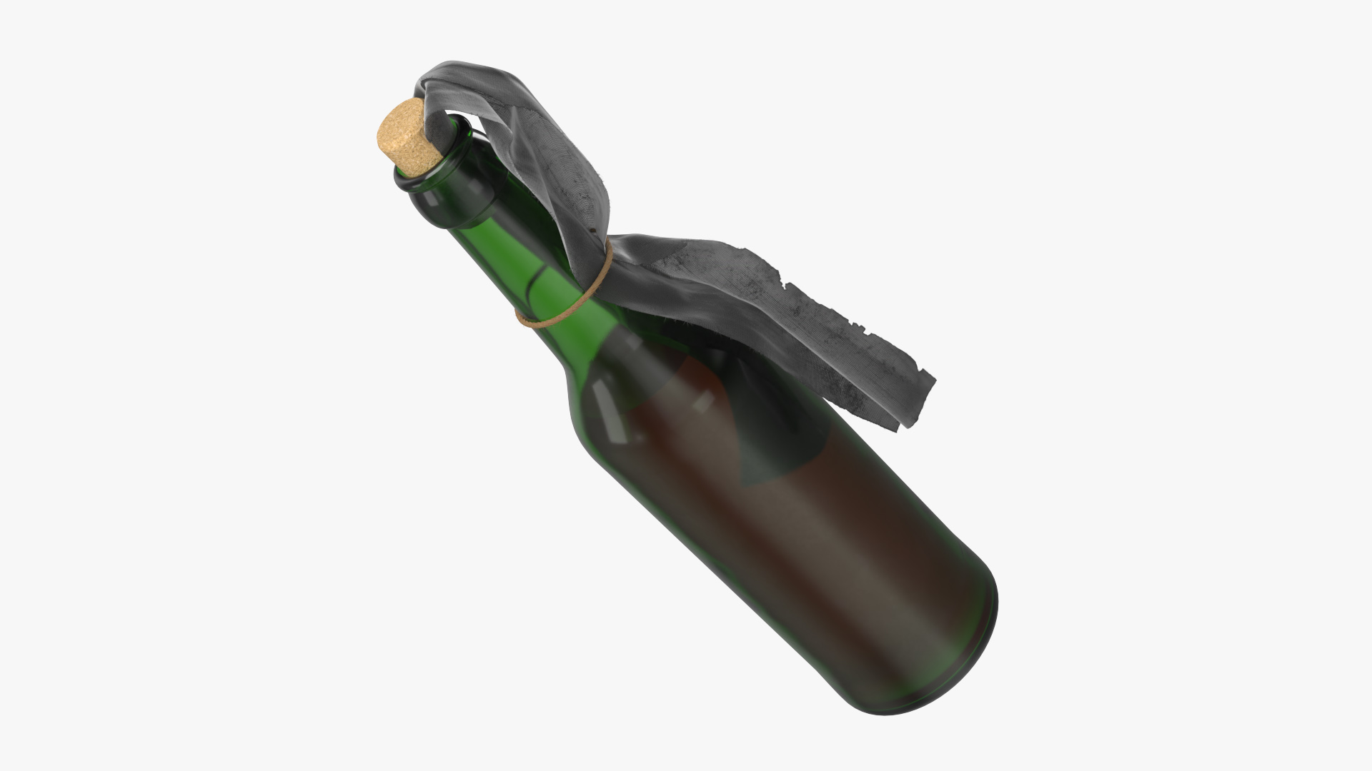 3D model Bottle Bomb Fur