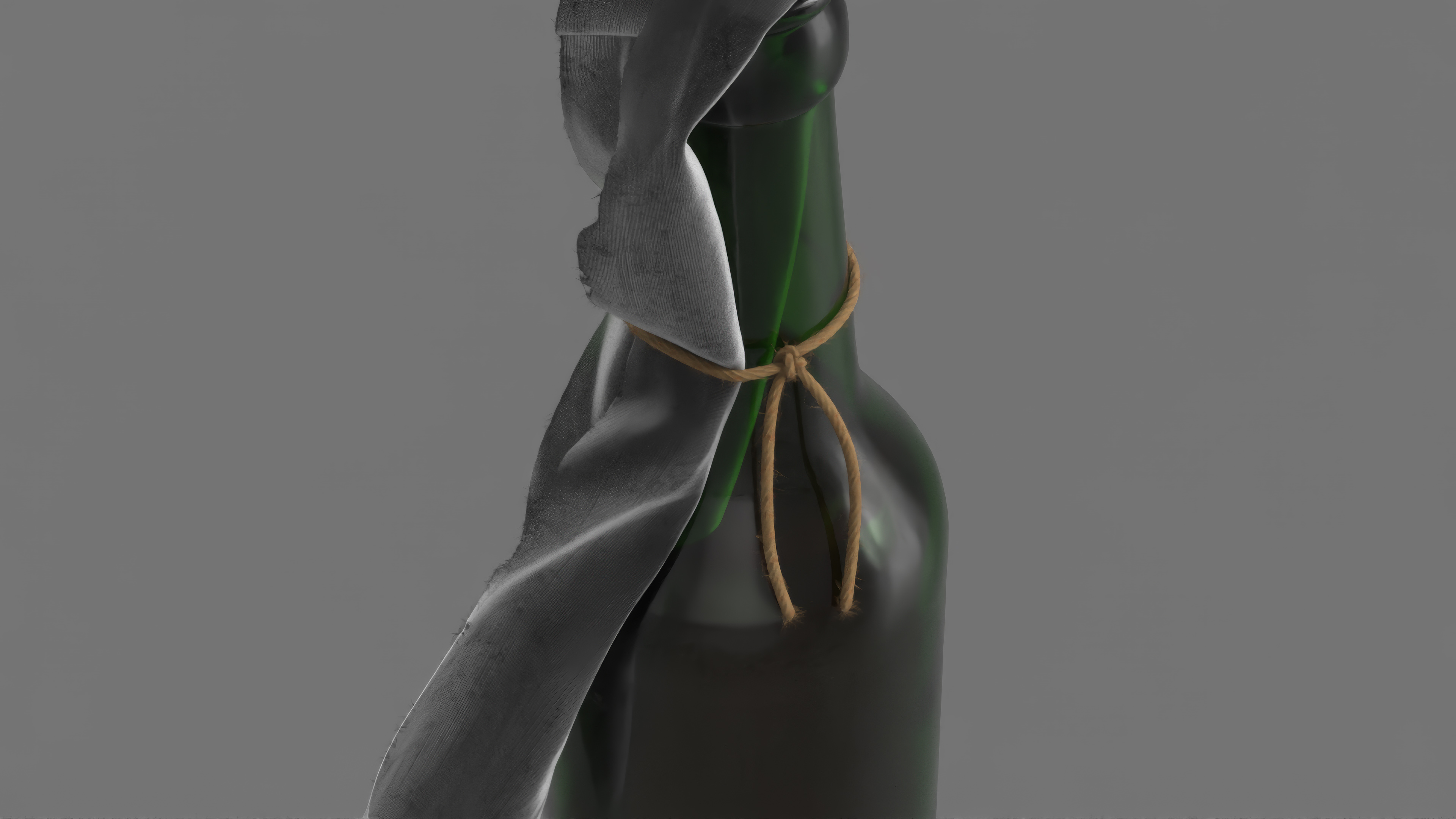 3D model Bottle Bomb Fur