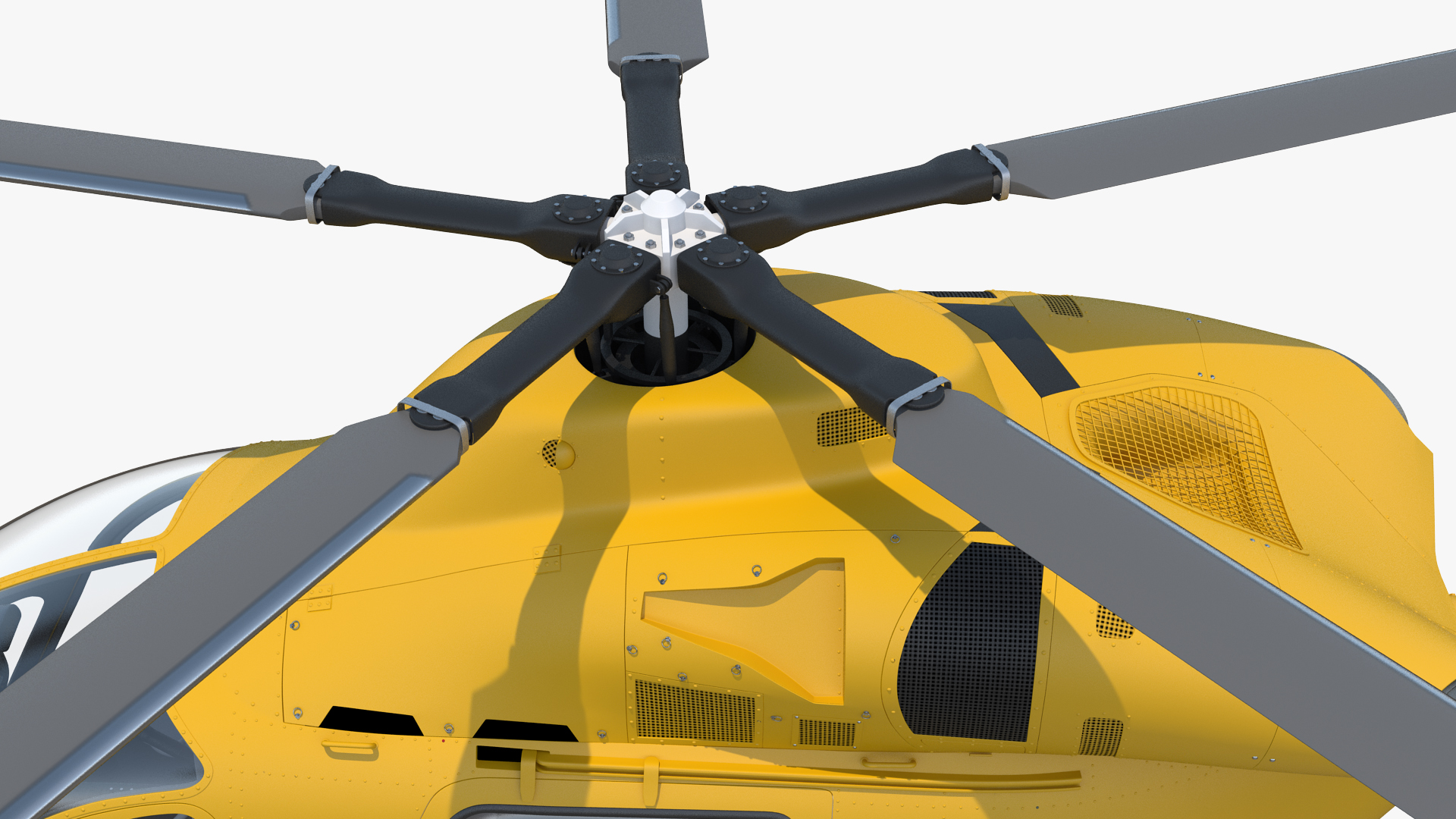 3D Light Twin Utility Helicopter Rigged