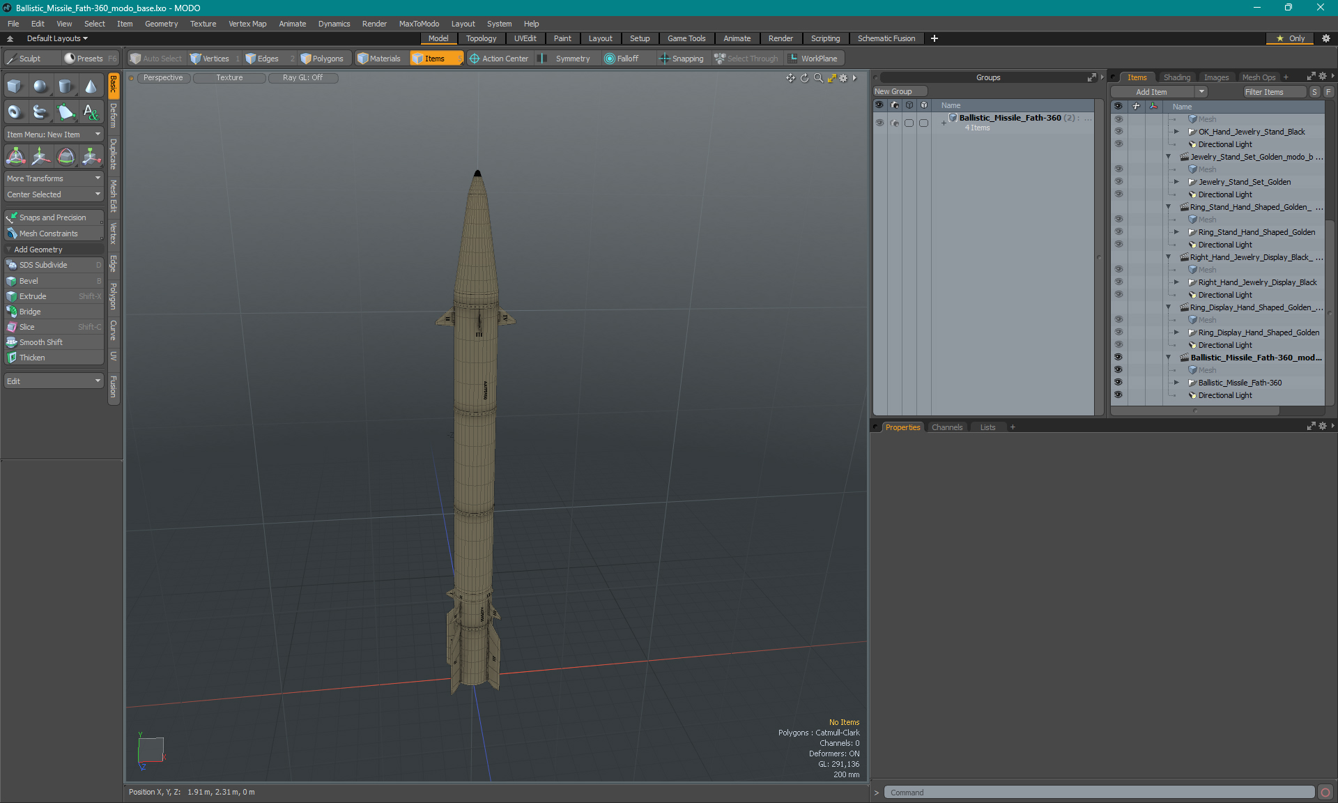 3D Ballistic Missile Fath-360