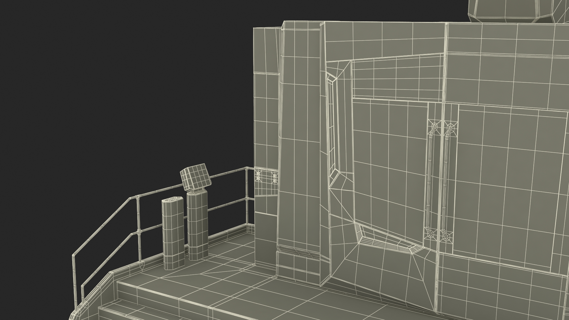 3D model DMU 200 Gantry CNC Machine with Operator