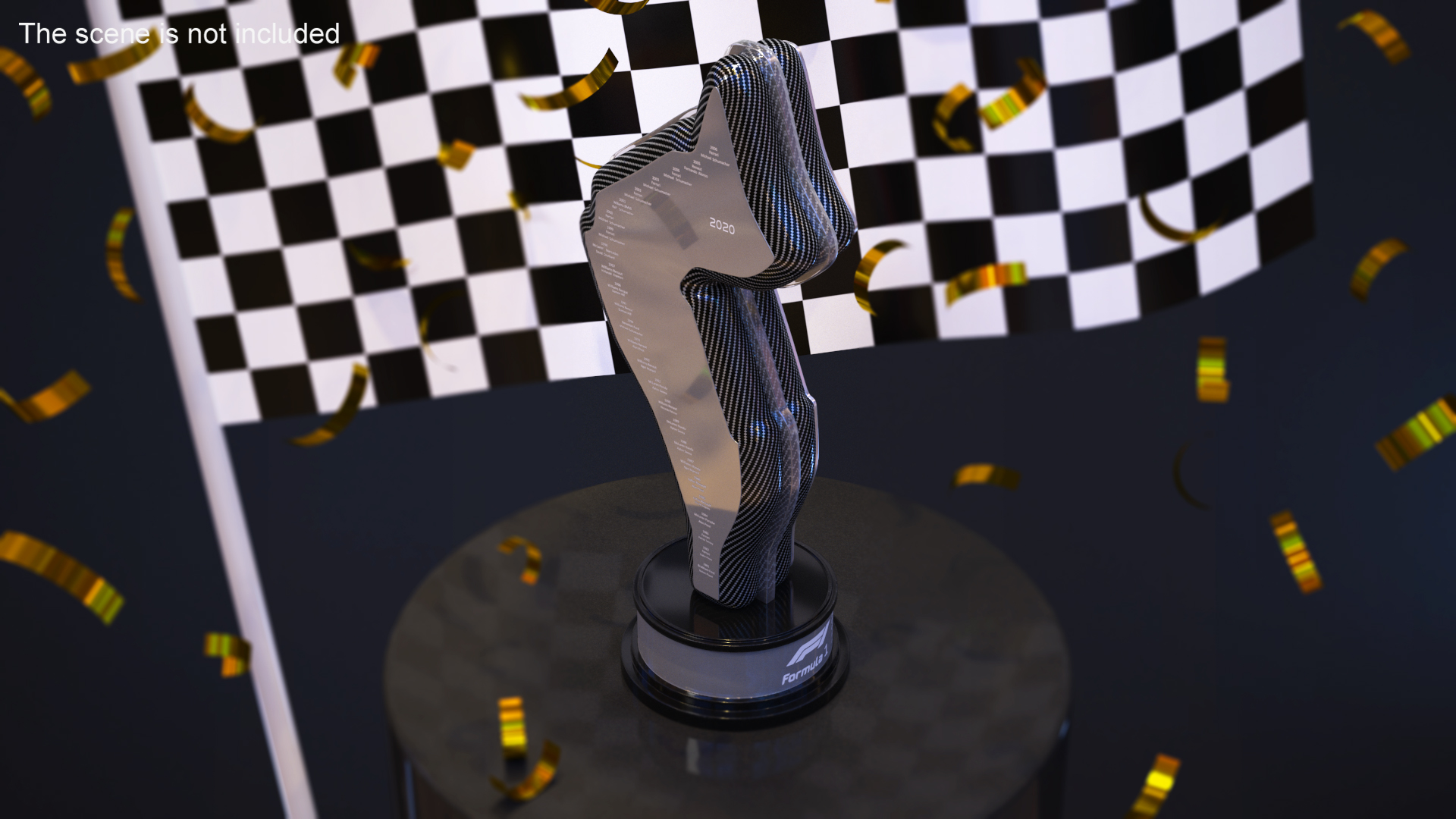 3D model F1 2020 Formula 1 Grand Prix Trophy