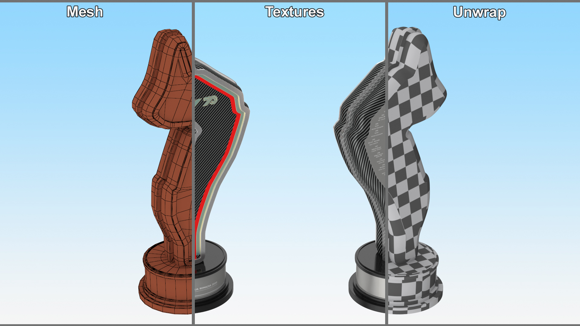 3D model F1 2020 Formula 1 Grand Prix Trophy