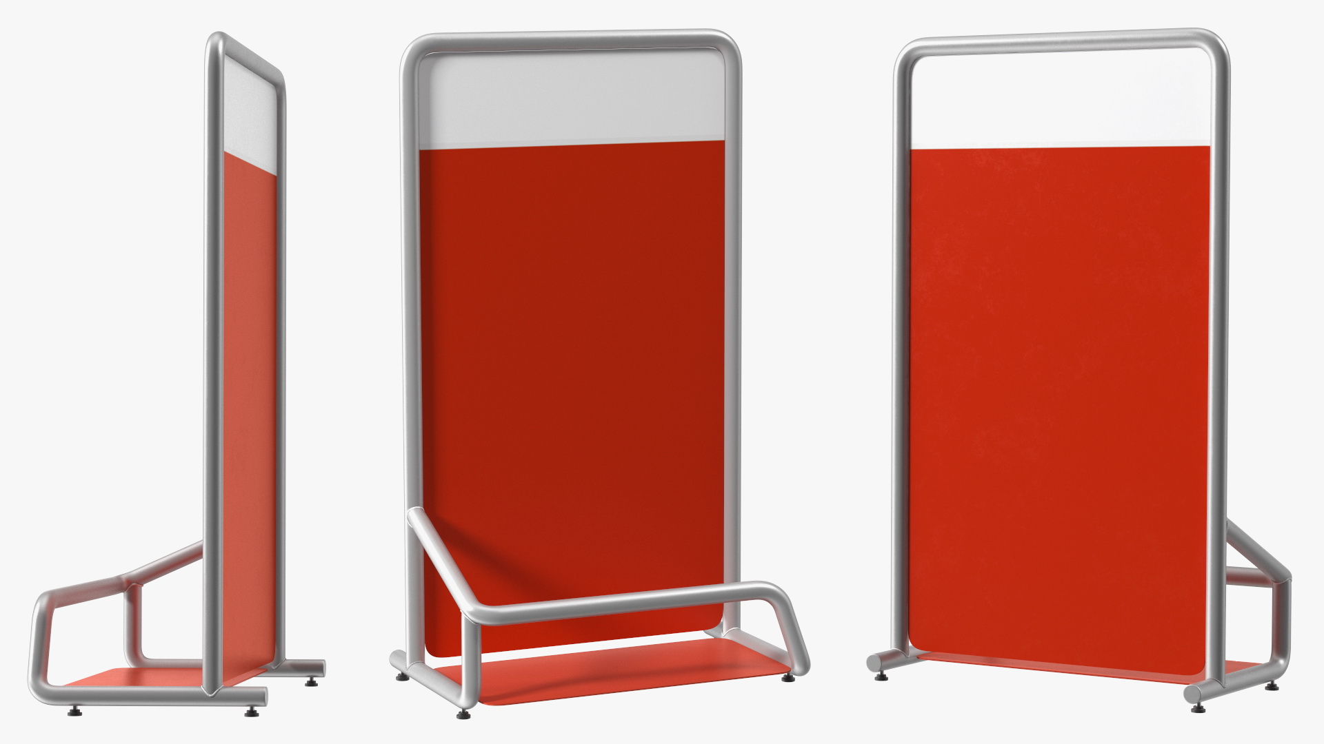 3D Luggage Airport Unit New Red model