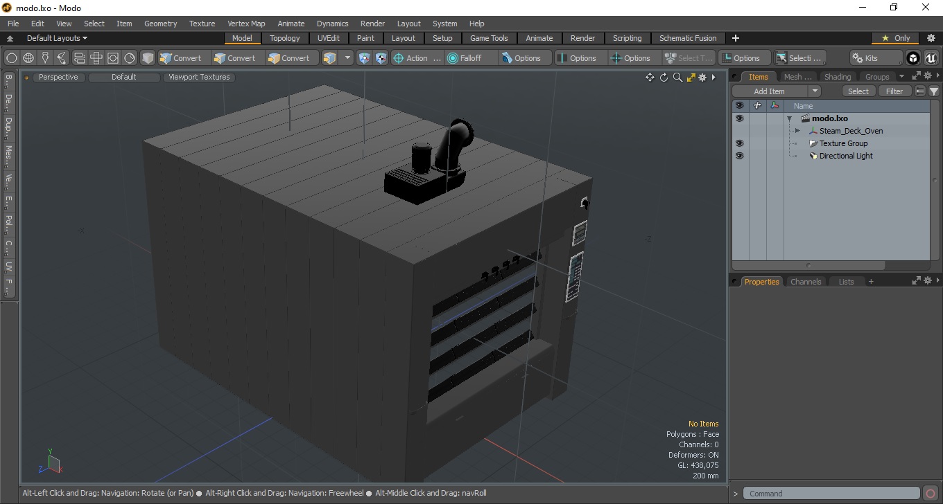 3D model Steam Deck Oven