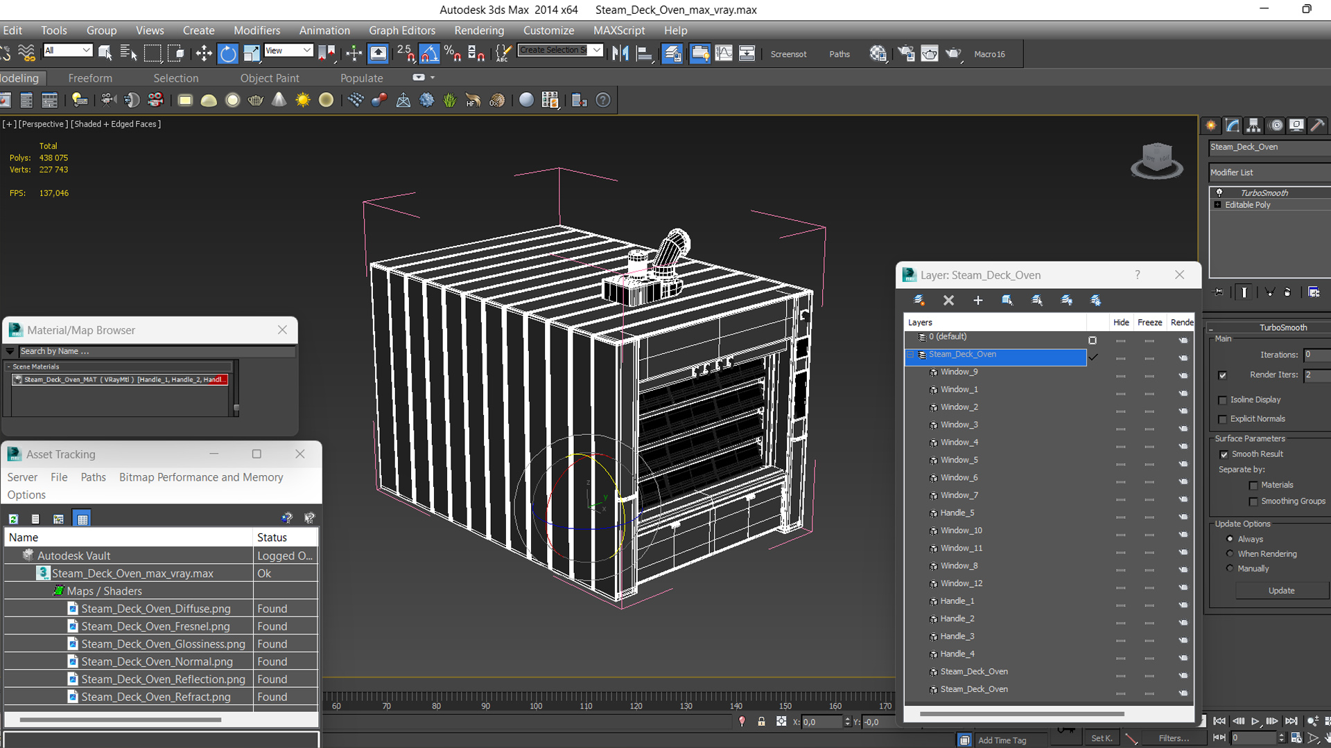 3D model Steam Deck Oven