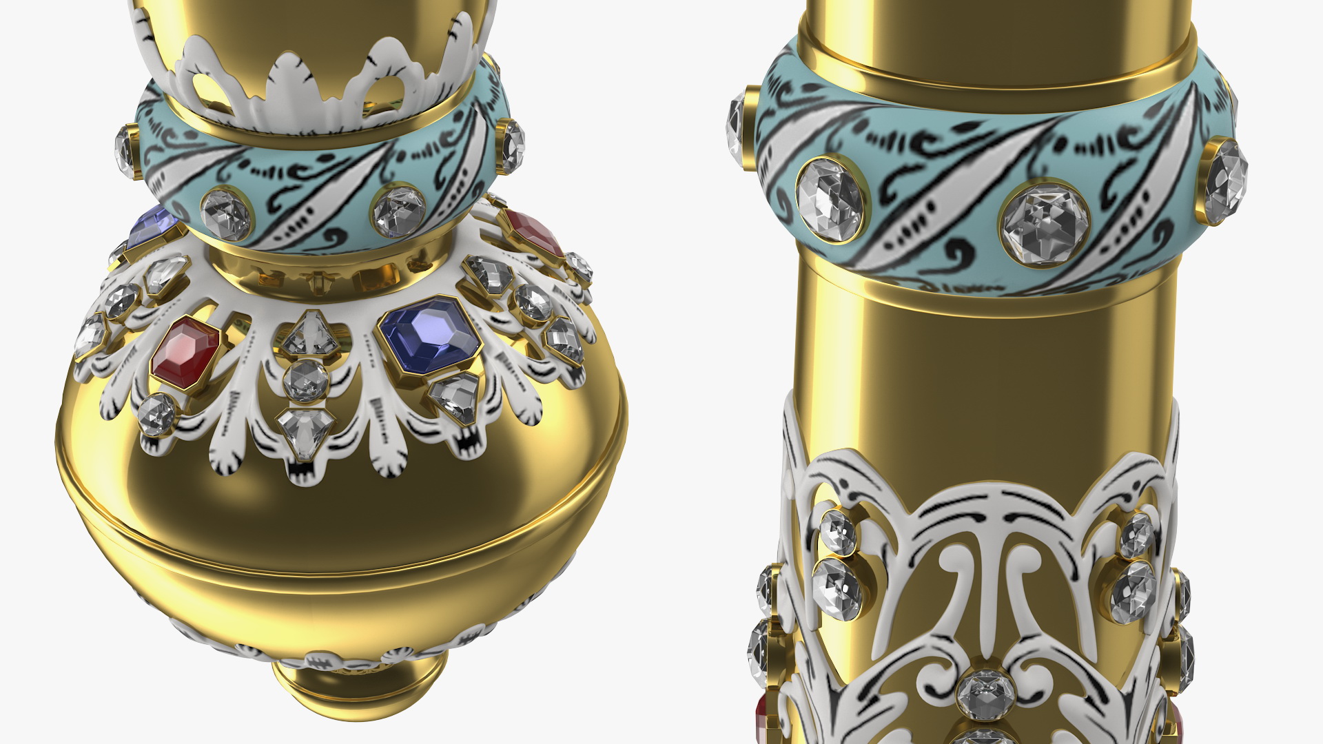 3D The Sovereigns Sceptre with Cross model