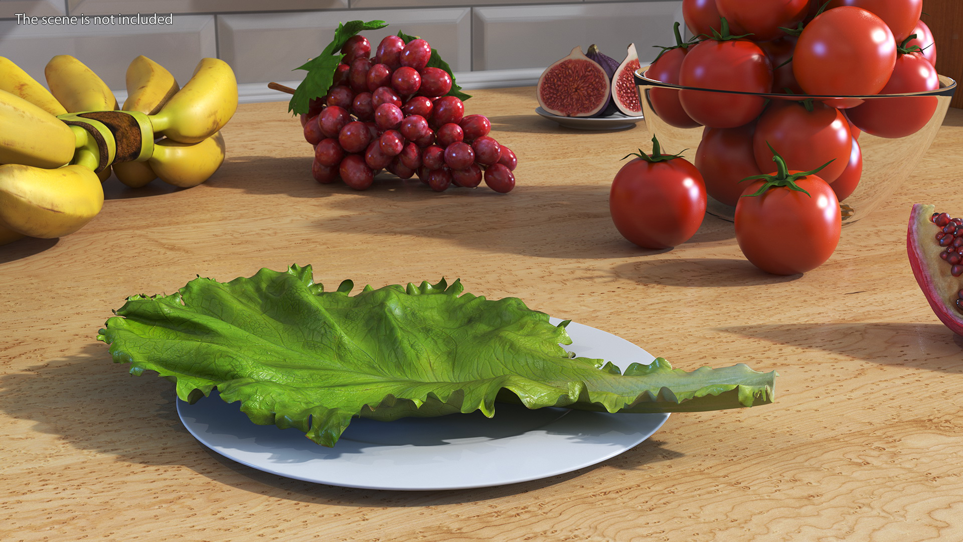 Realistic Lettuce Leaf 3D