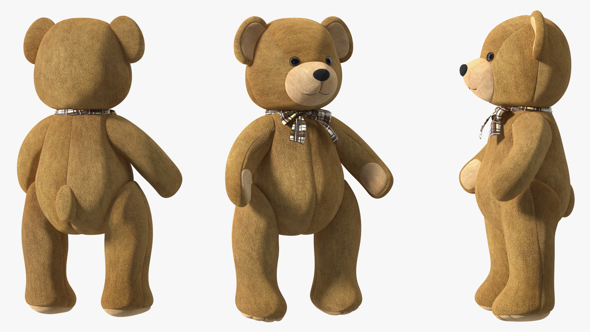 3D Teddy Bear Rigged for Modo