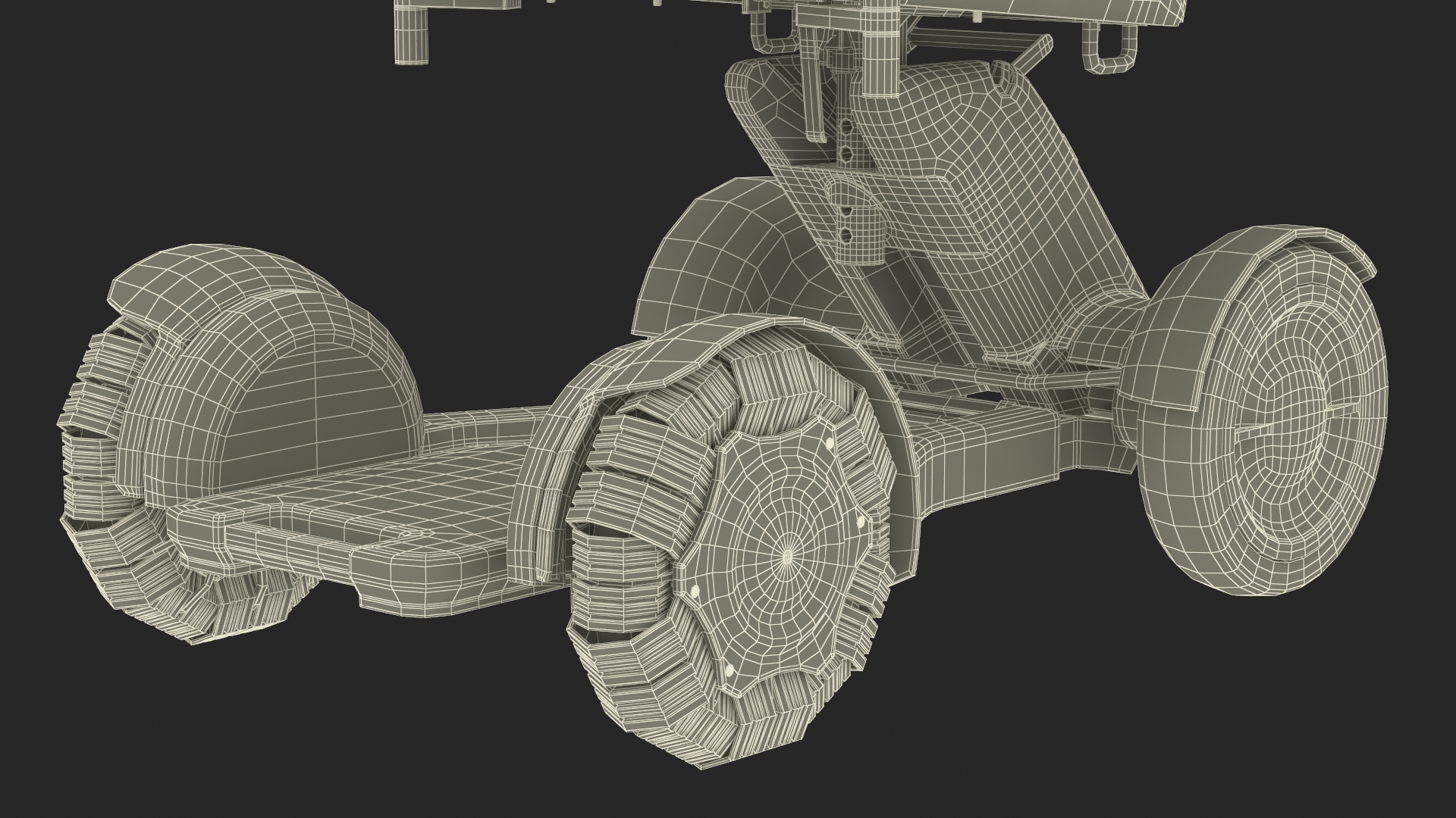 3D Electric Mobility Chair model