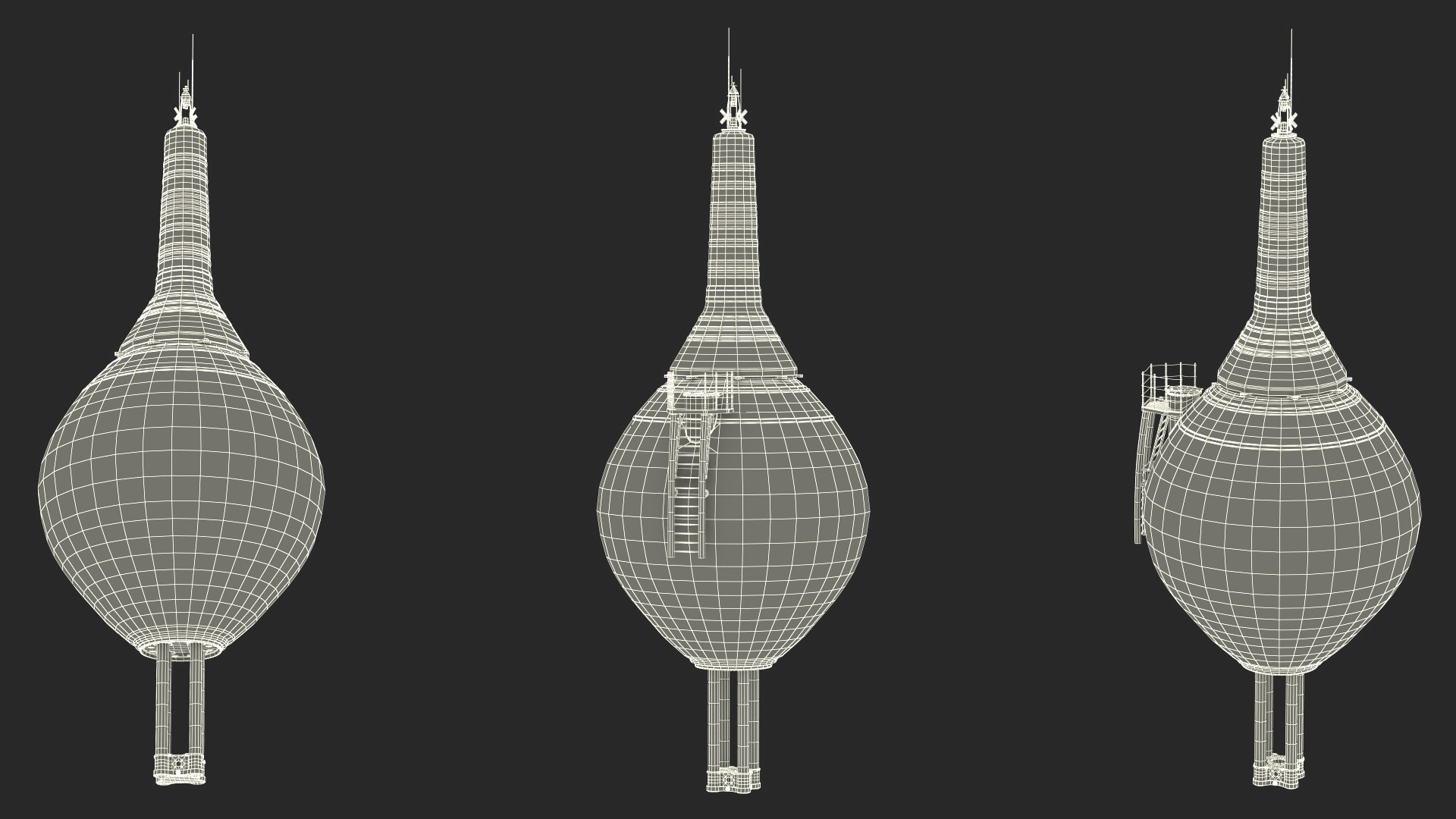 Wave Power Device 3D