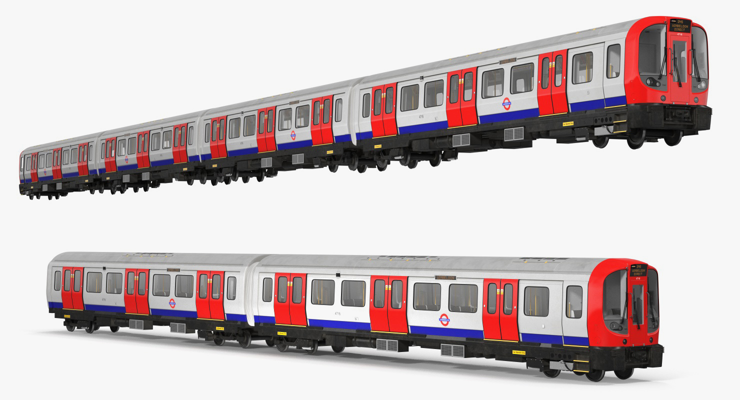 London Subway Train S8 3D