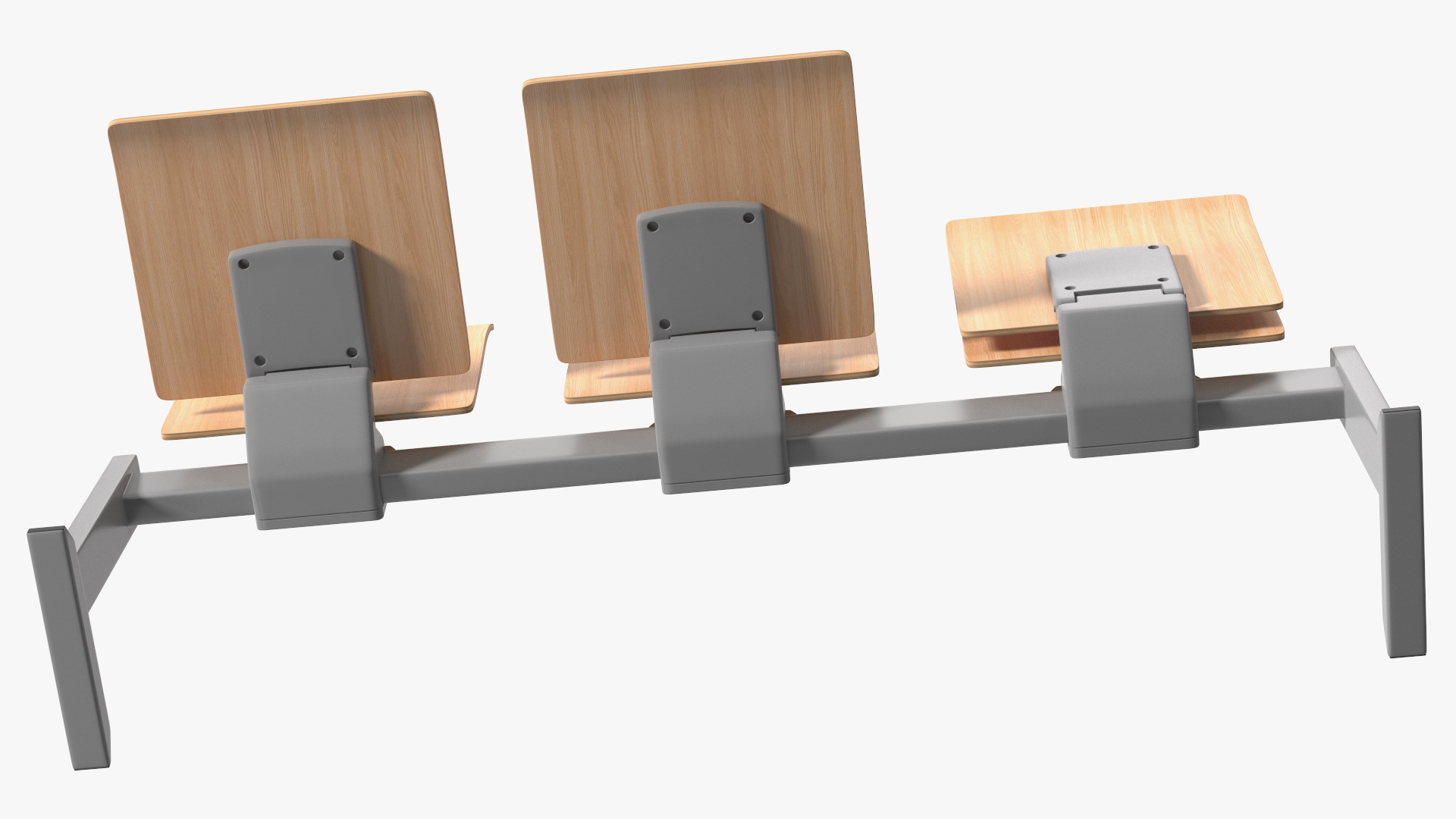 3D University Seating System For Three Seats