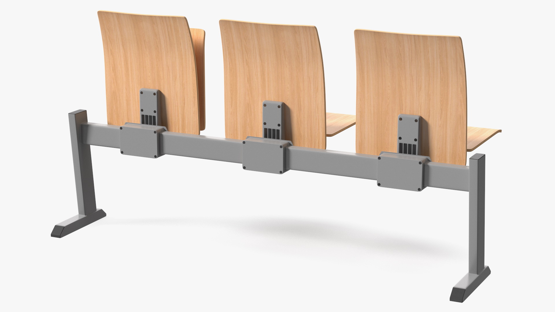 3D University Seating System For Three Seats