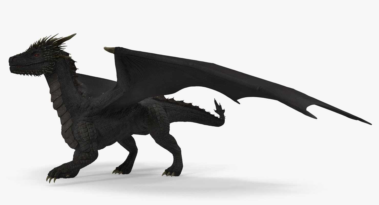 Mythical Dragon Rigged 3D