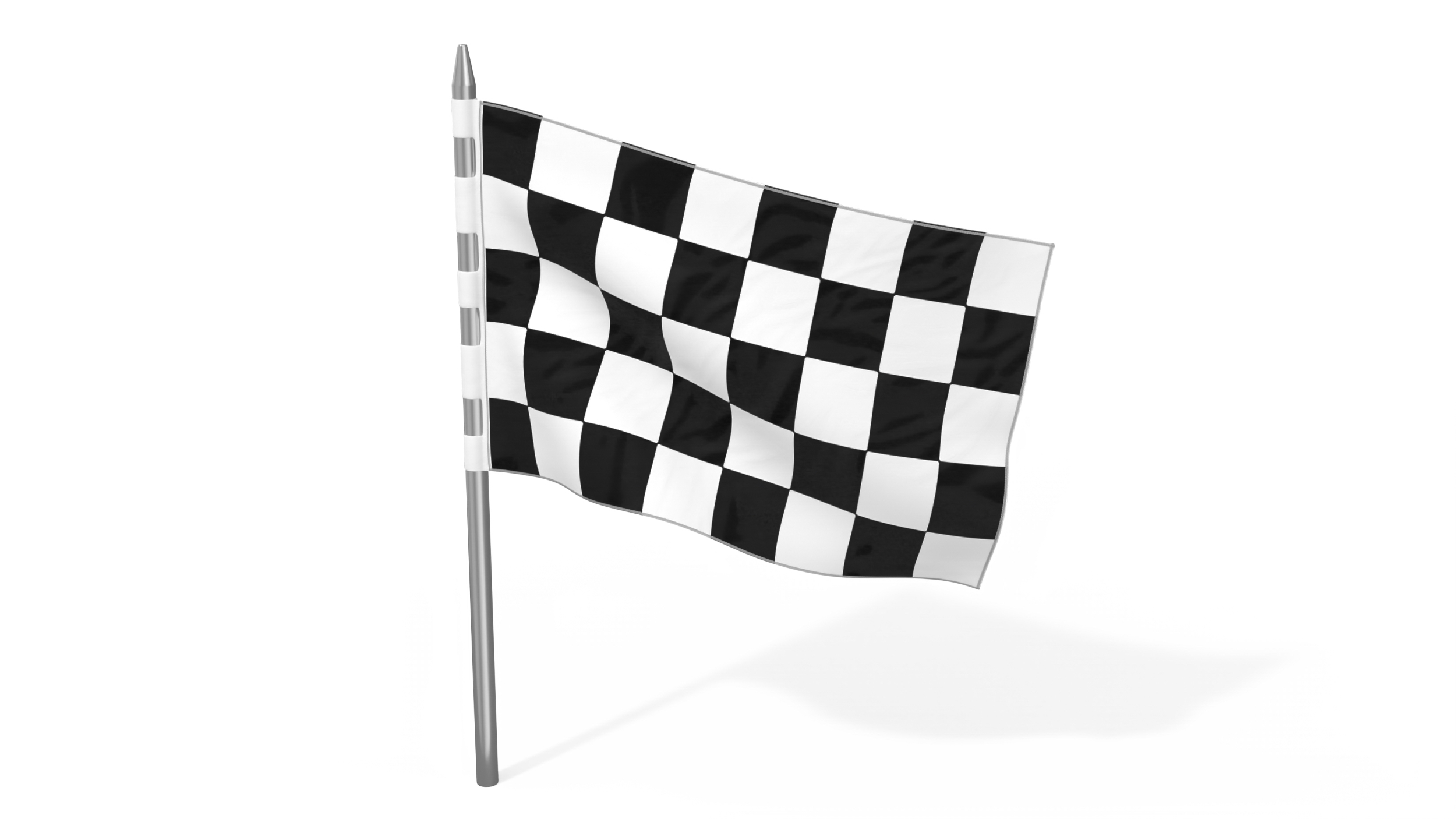 Checkered Flag 3D model