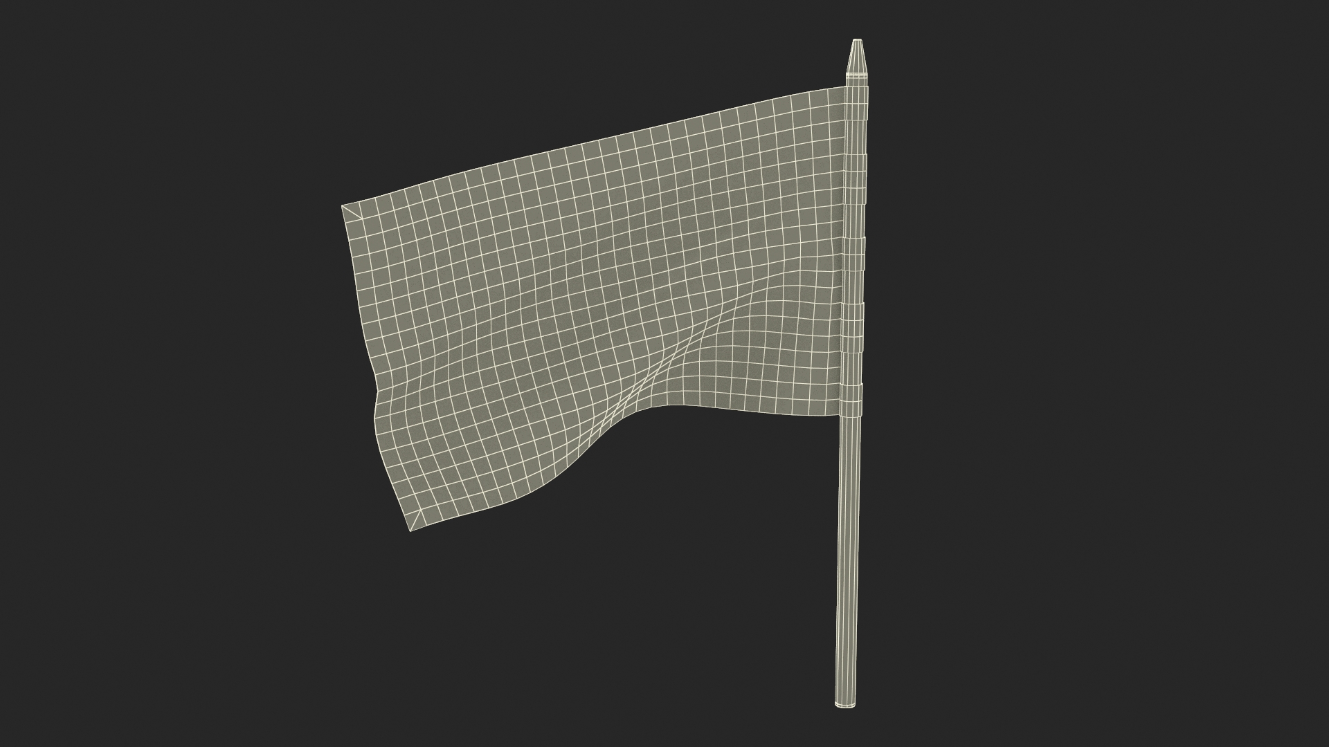 Checkered Flag 3D model