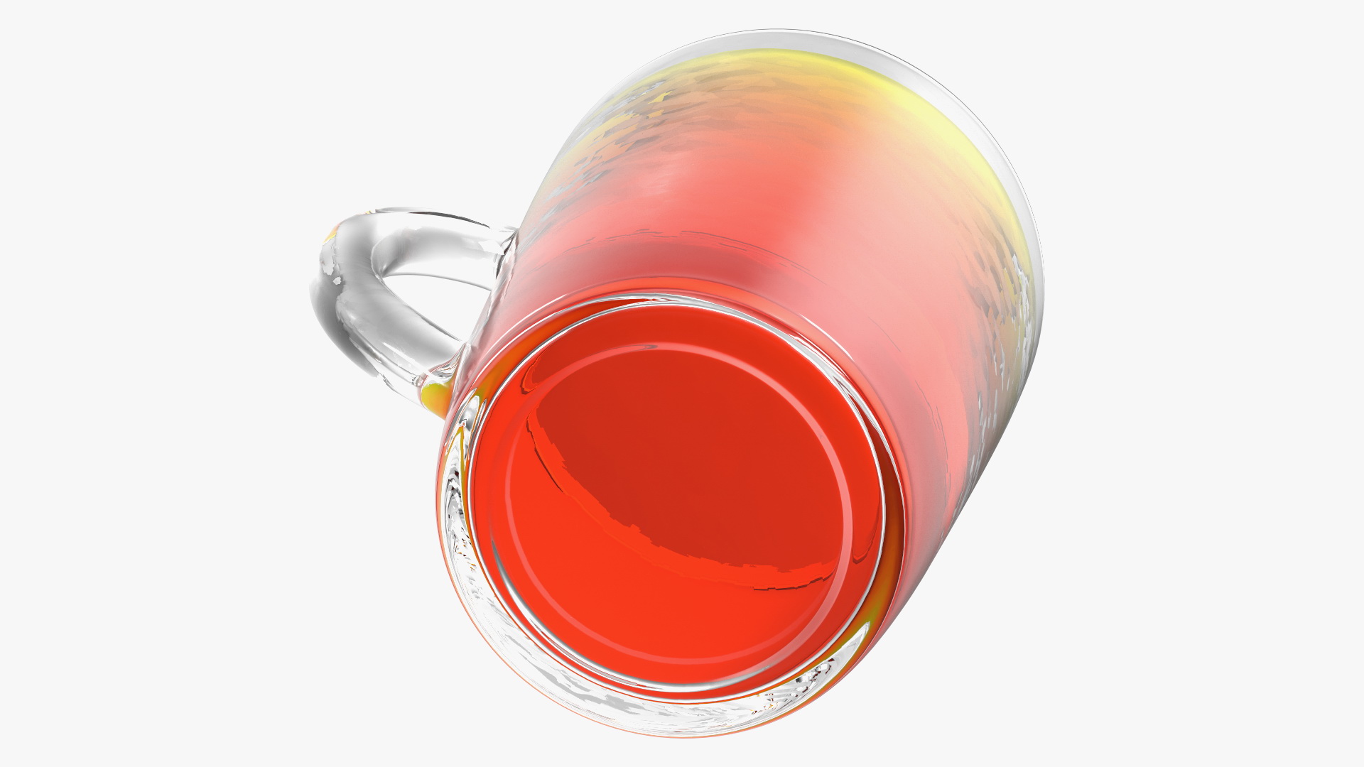 3D Drinking Tea Cup Full