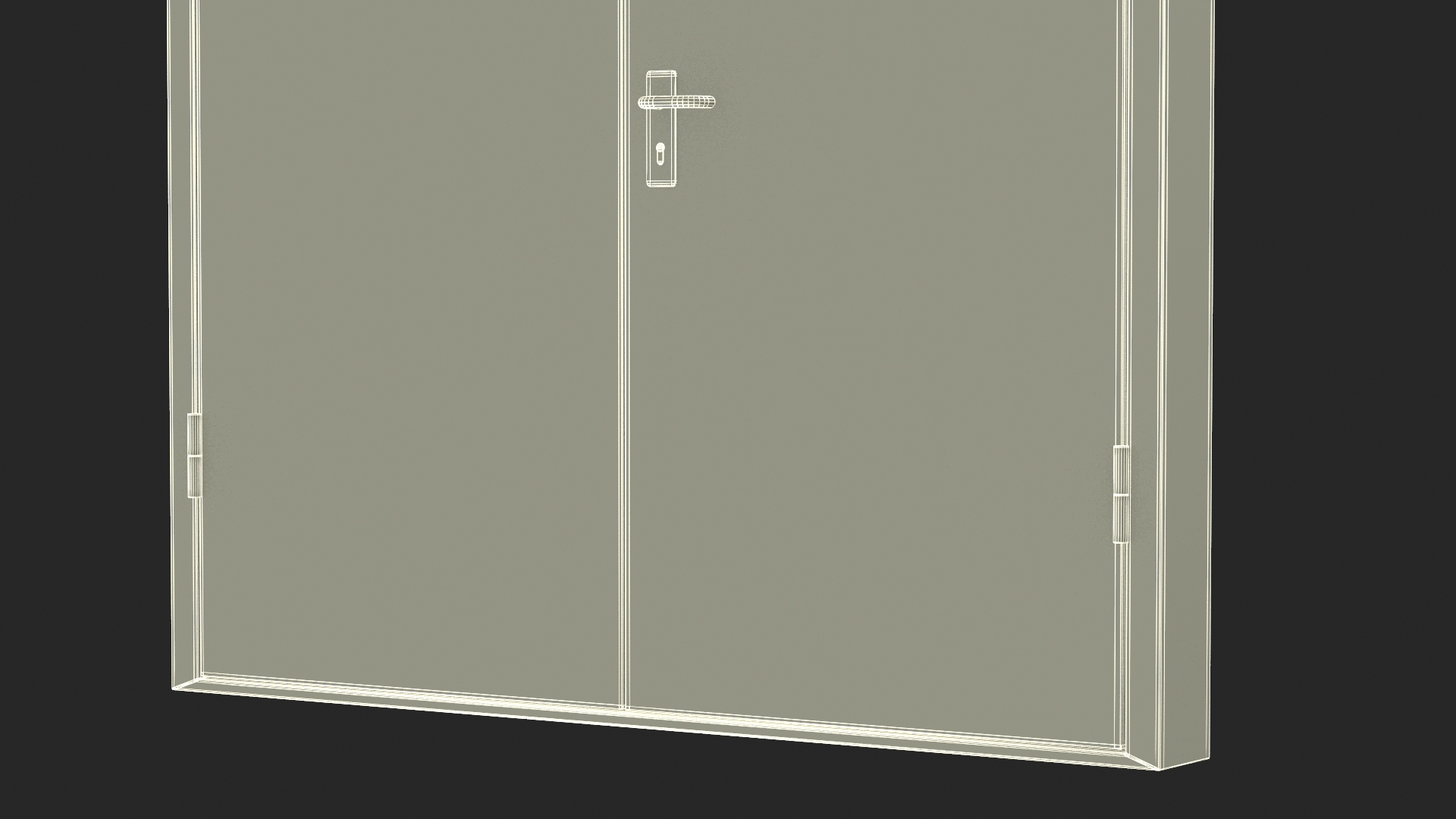 3D model Emergency Exit Doors