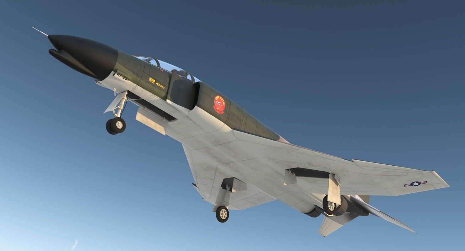 McDonnell Douglas F 4 Phantom II 2 3D model