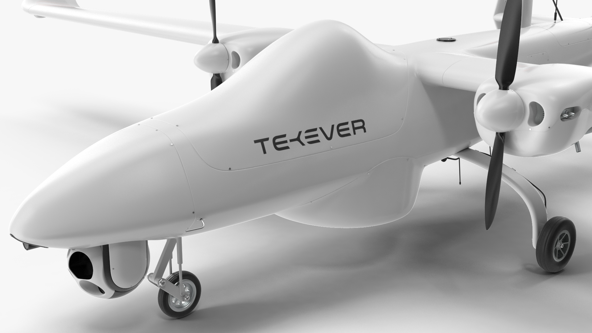 Tekever AR5 UAS Rigged 3D