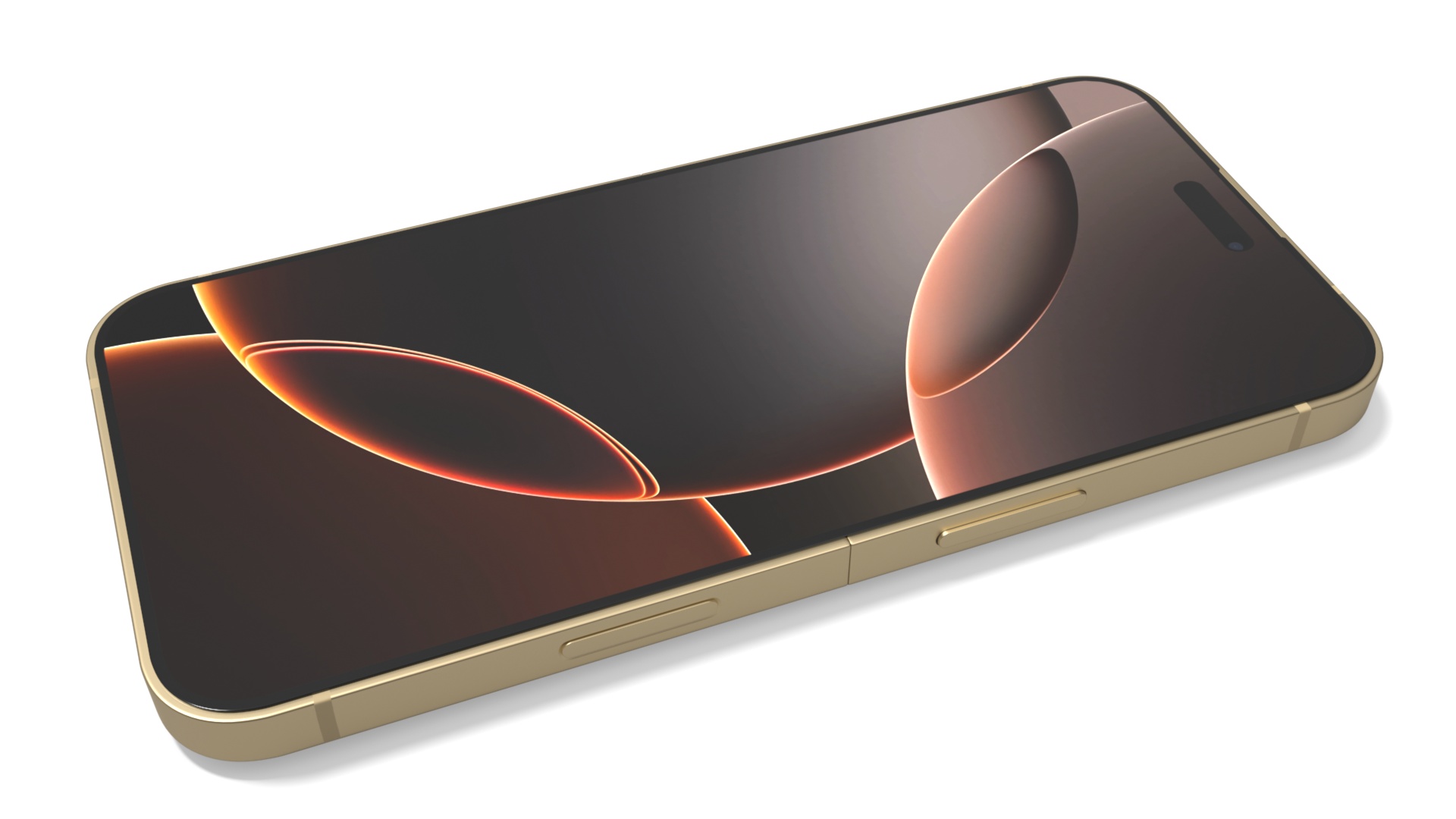 3D iPhone Flip Luxe Gold