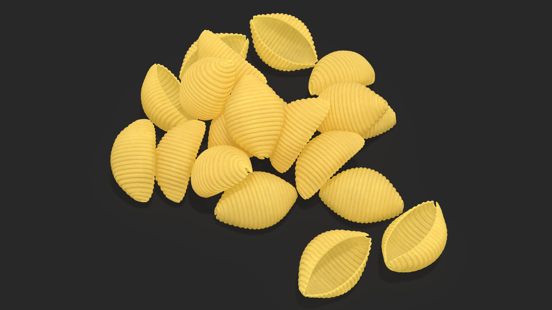 Shells Pasta 3D