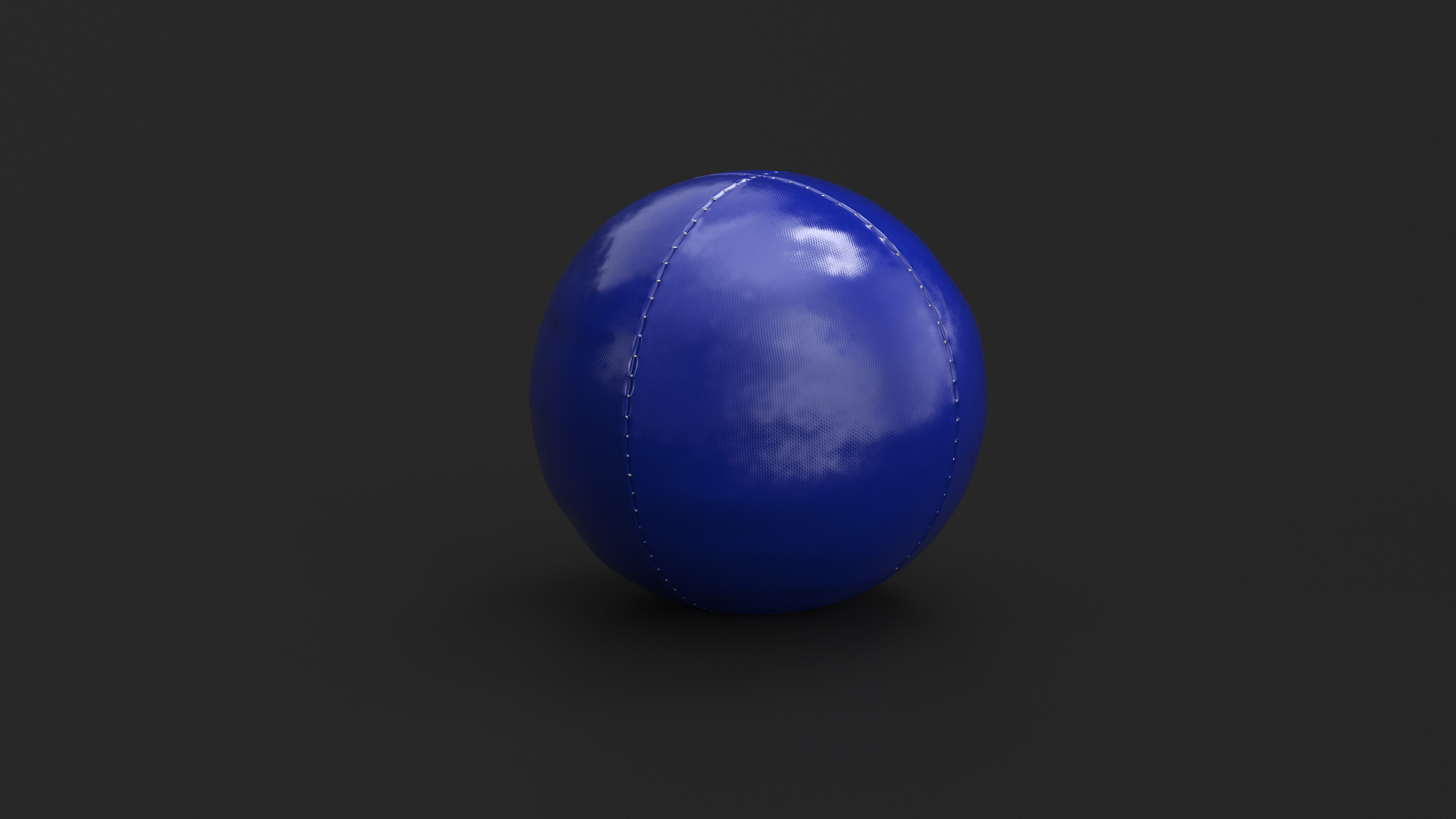 3D Circus Ball Blue