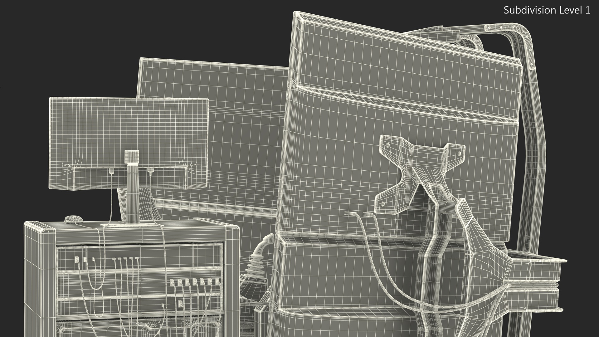 3D LX6 Medium Fidelity Simulator Platform model