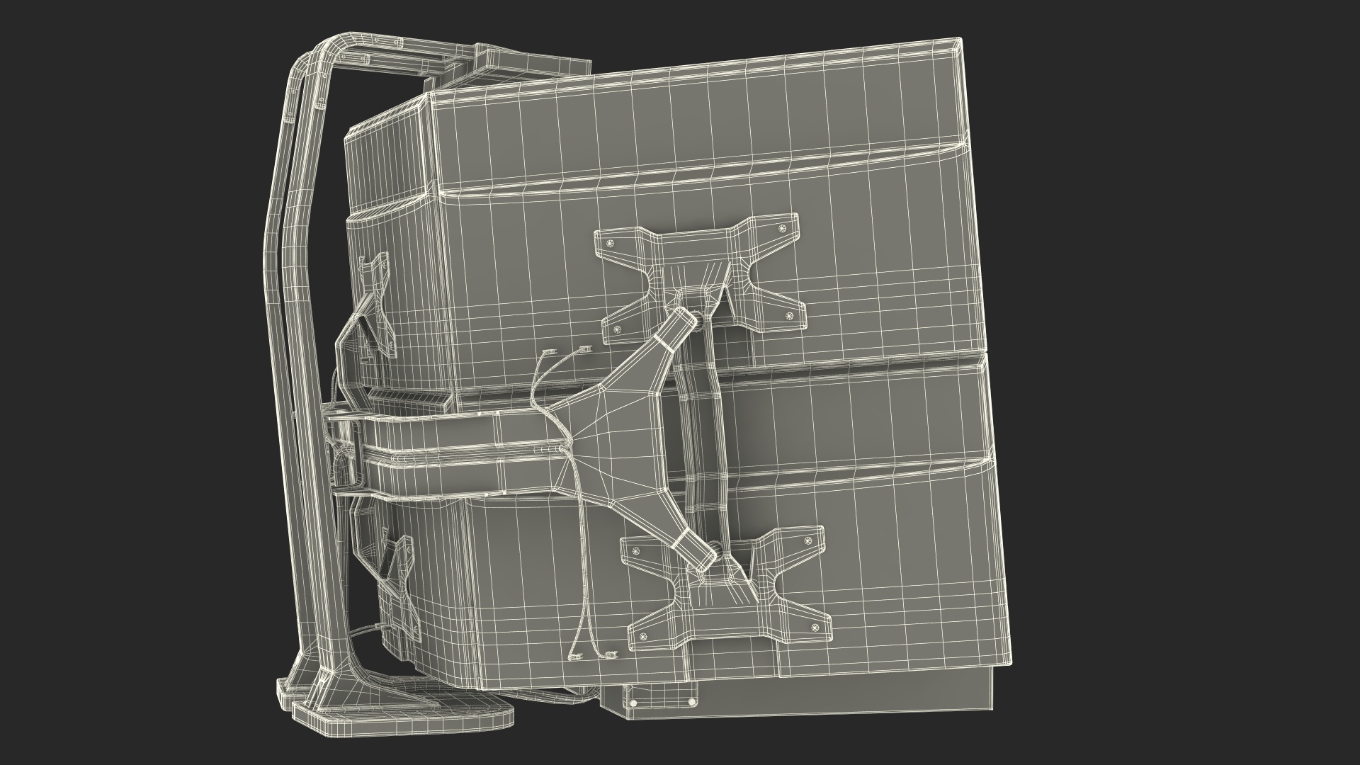 3D LX6 Medium Fidelity Simulator Platform model