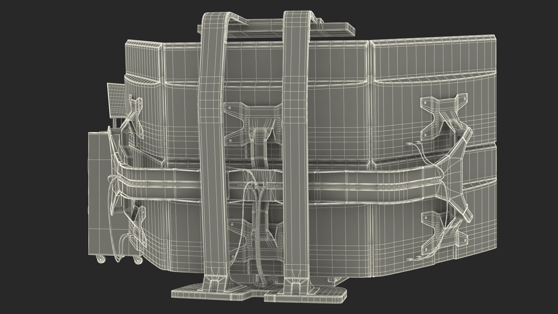 3D LX6 Medium Fidelity Simulator Platform model