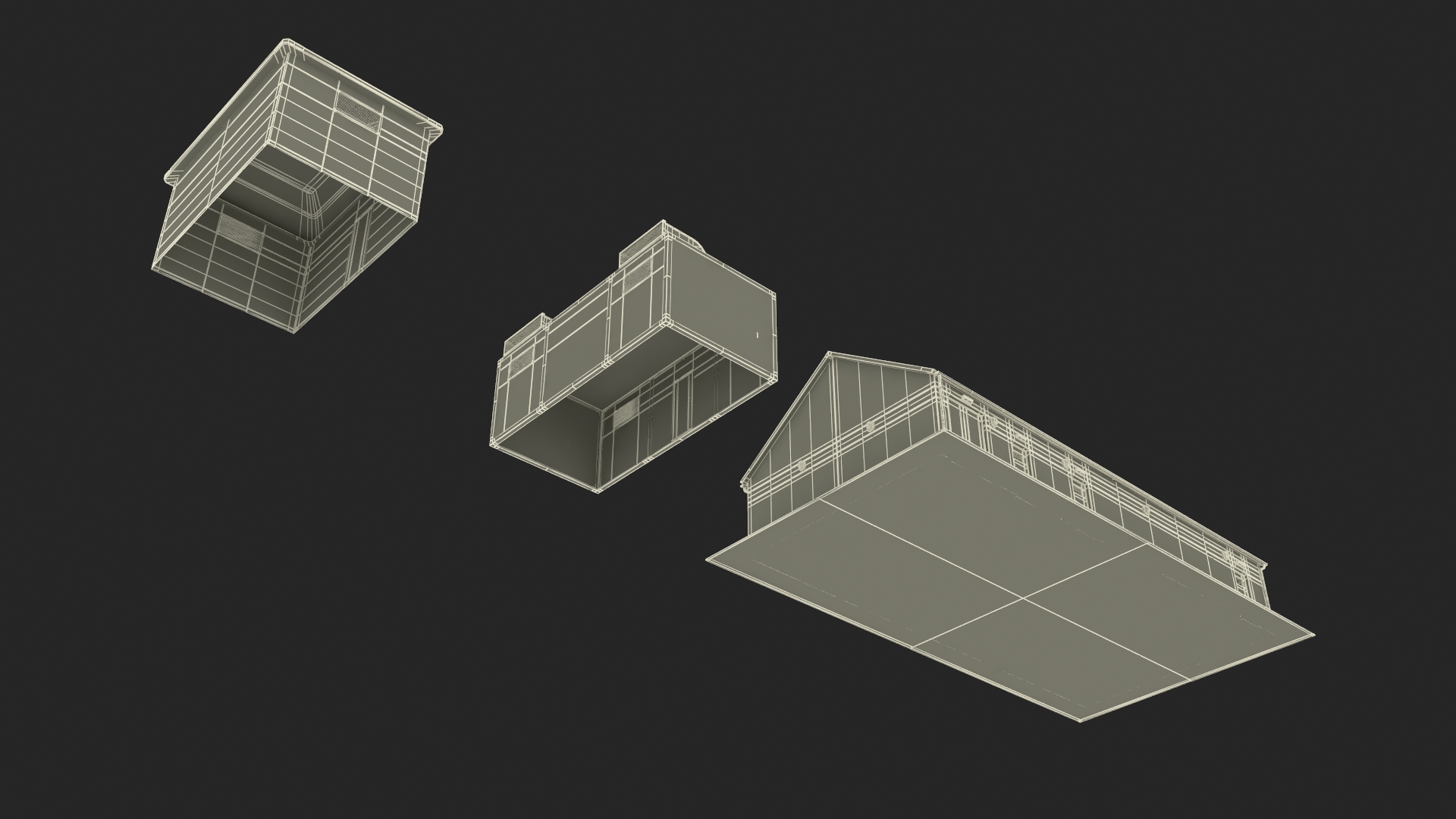 3D Energy Station Building model