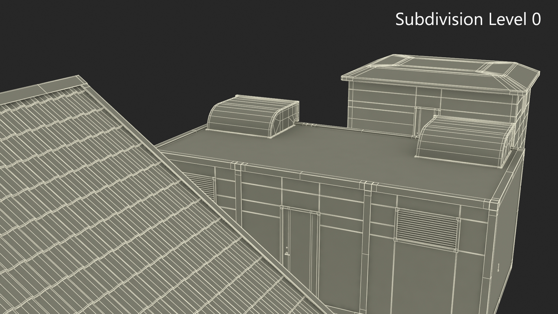 3D Energy Station Building model