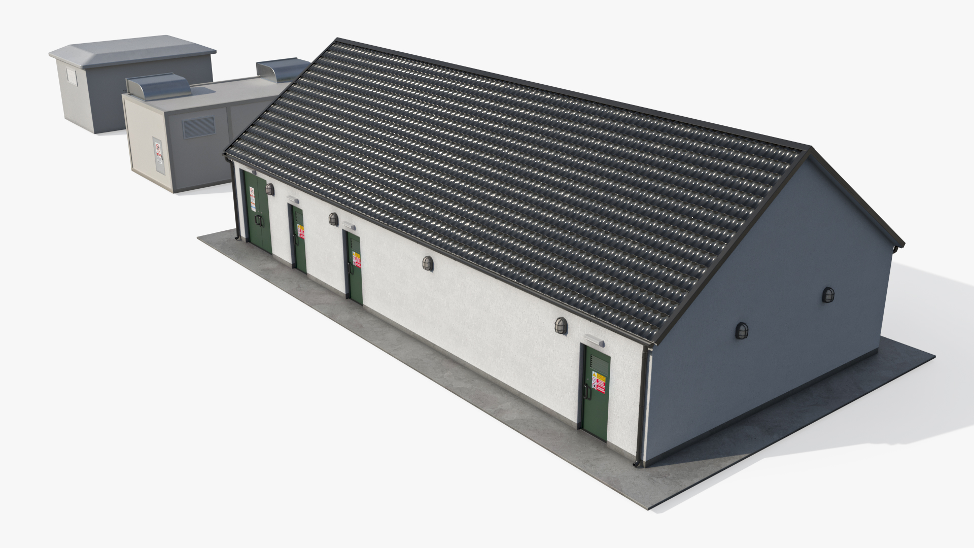 3D Energy Station Building model